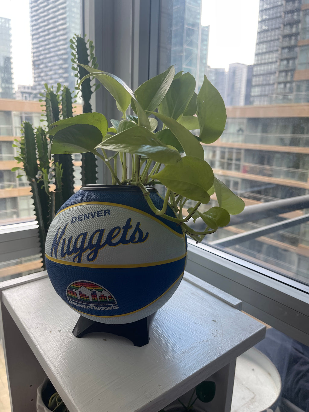 Mini Basketball Planter (Denver Nuggets)