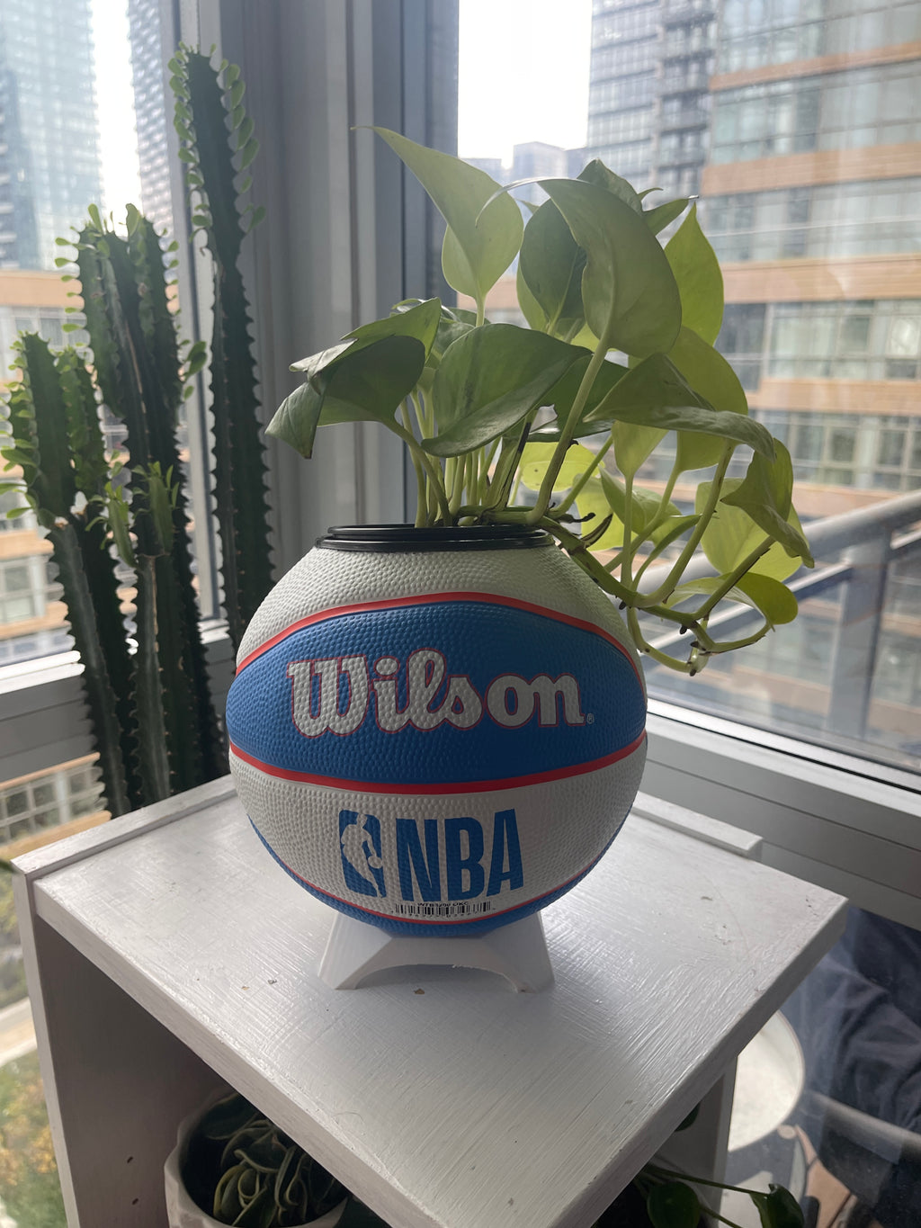 Mini Basketball Planter (Oklahoma City Thunder)