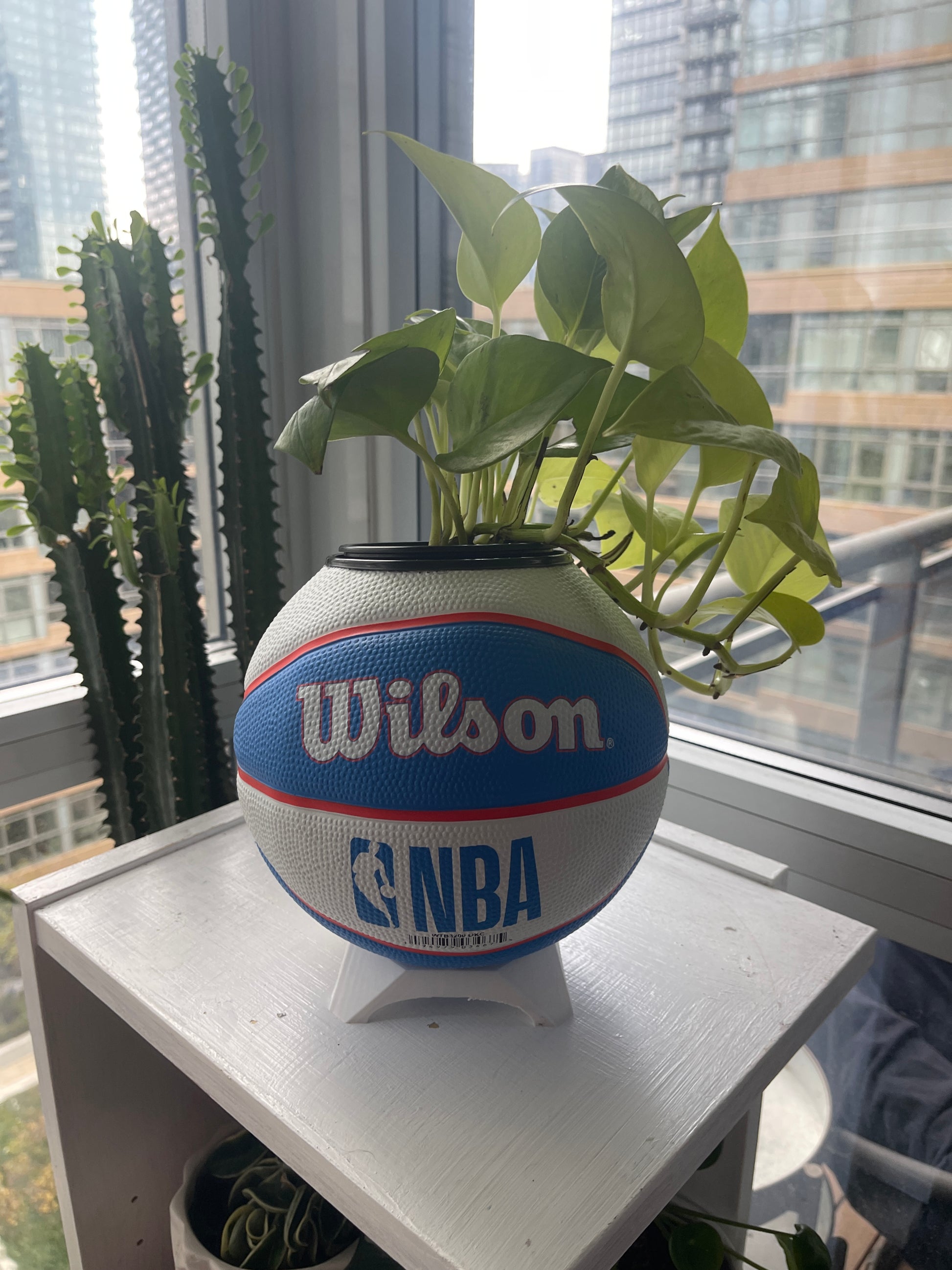 Mini Basketball Planter (Oklahoma City Thunder)