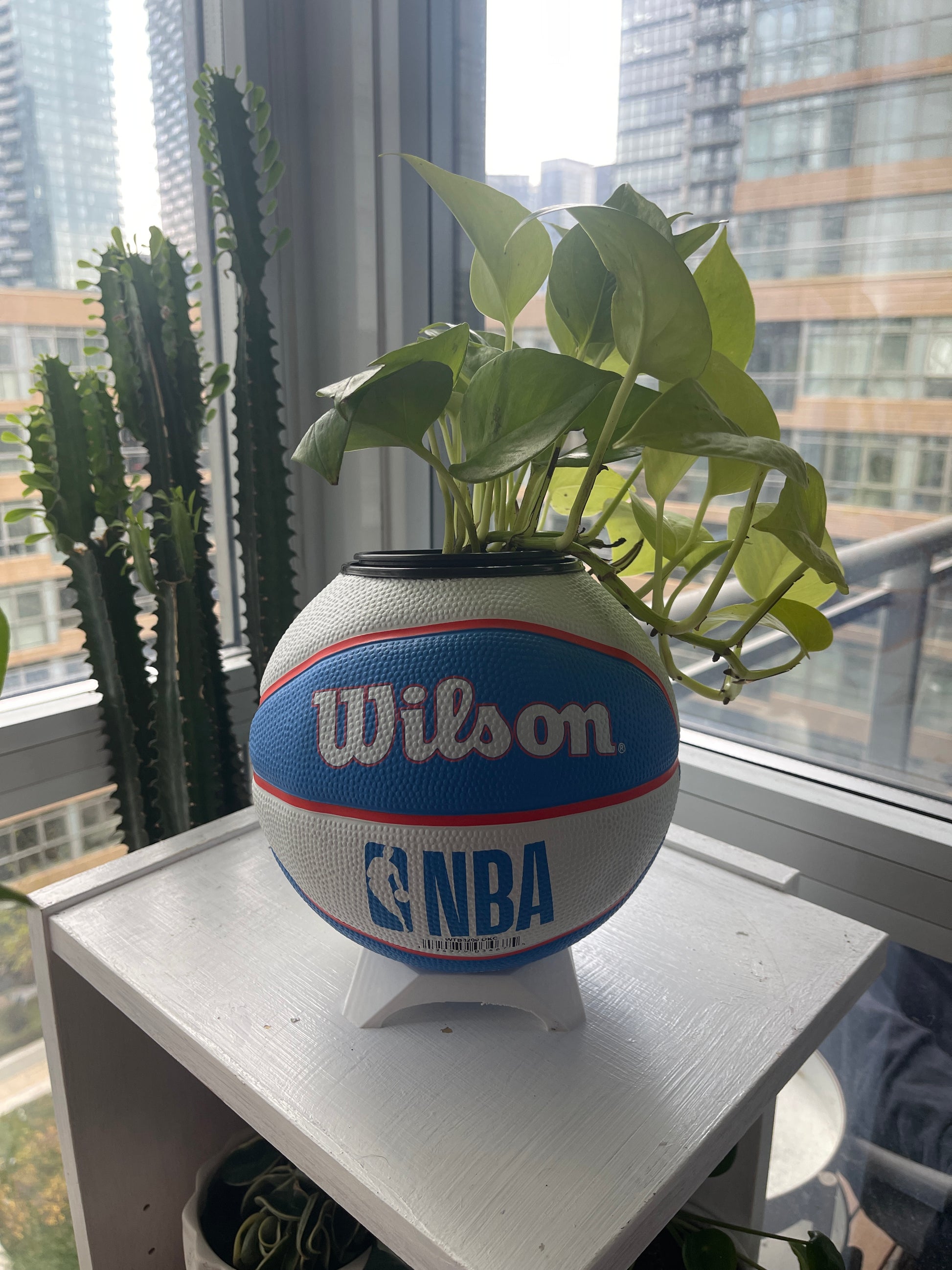 Mini Basketball Planter (Oklahoma City Thunder)