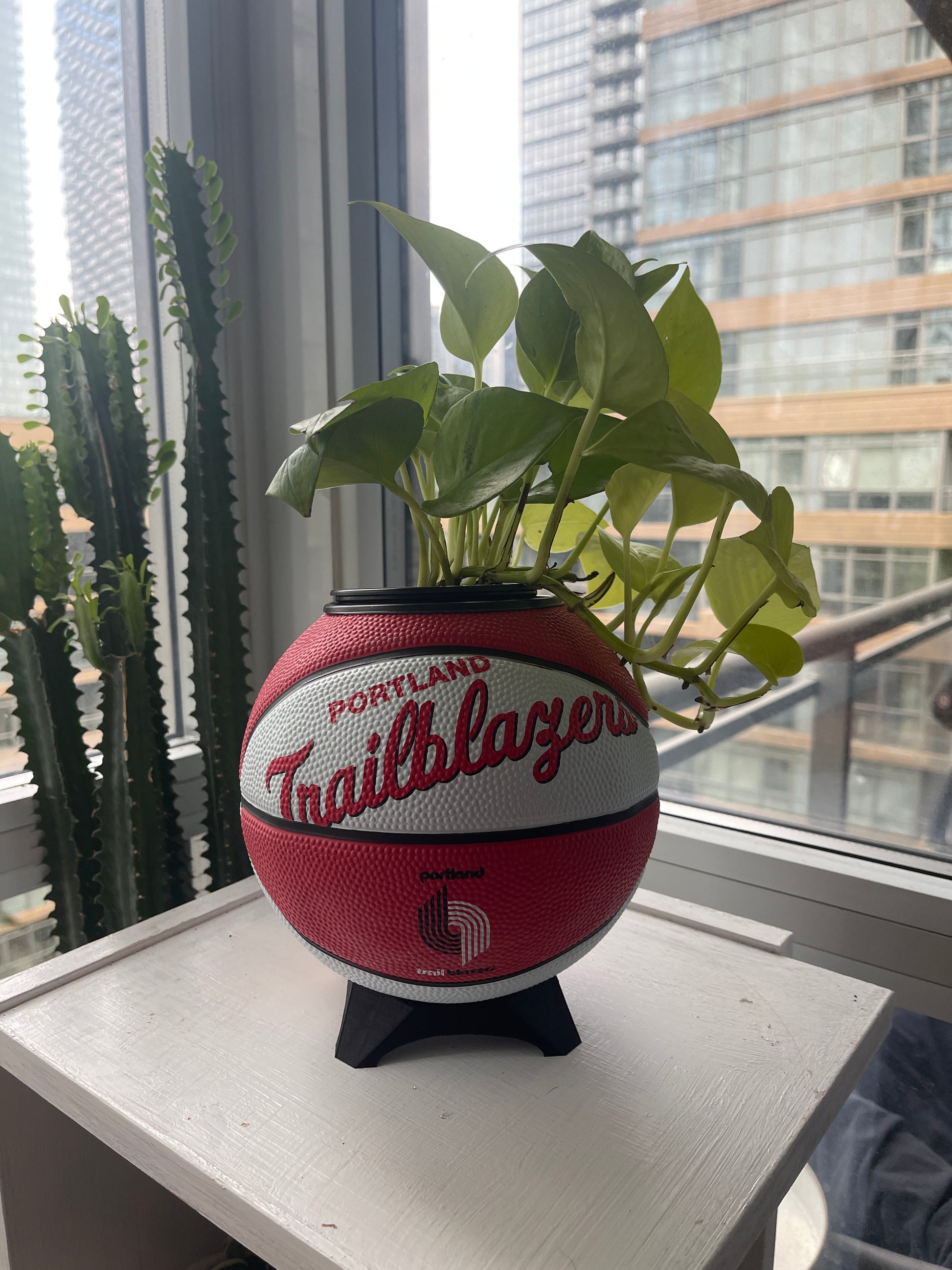 Mini Basketball Planter (Portland Trailblazers)