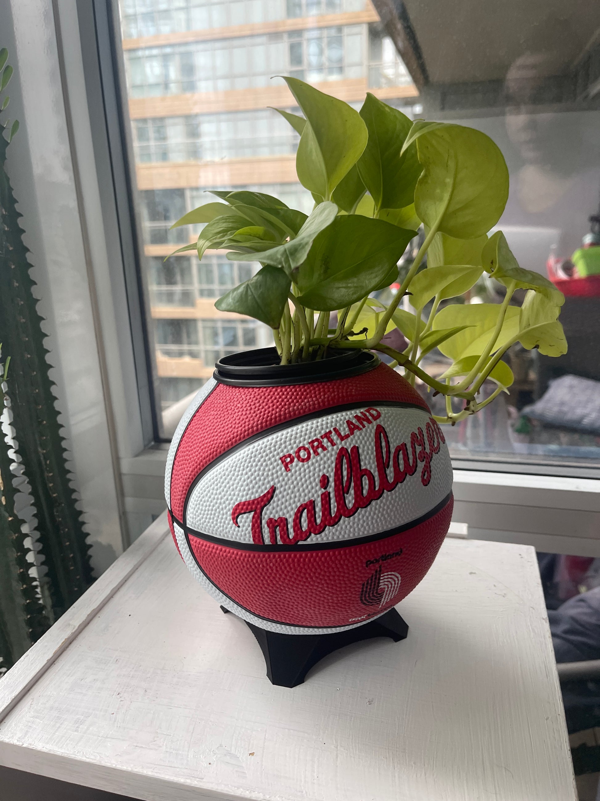 Mini Basketball Planter (Portland Trailblazers)