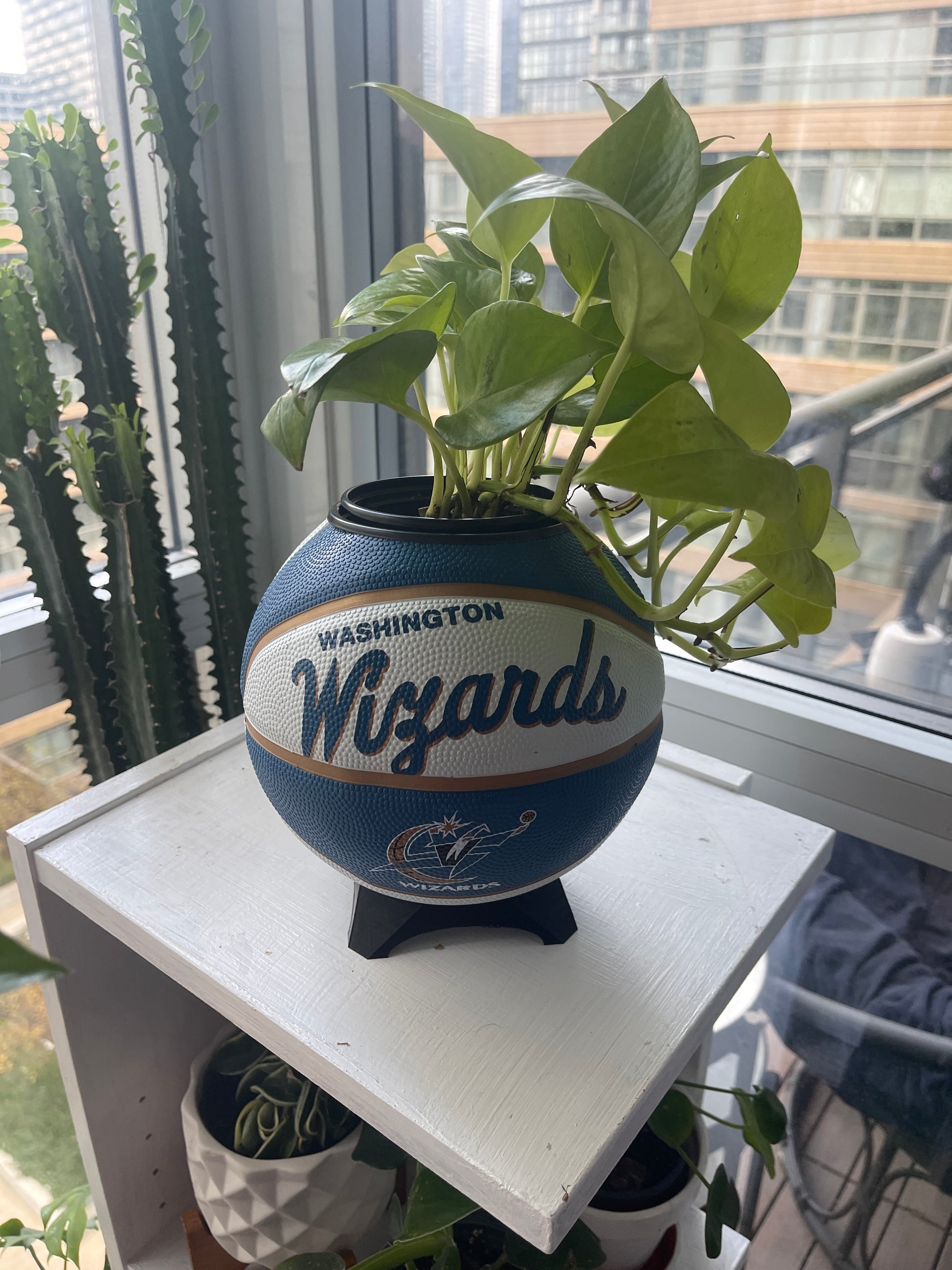 Mini Basketball Planter (Washington Wizards)