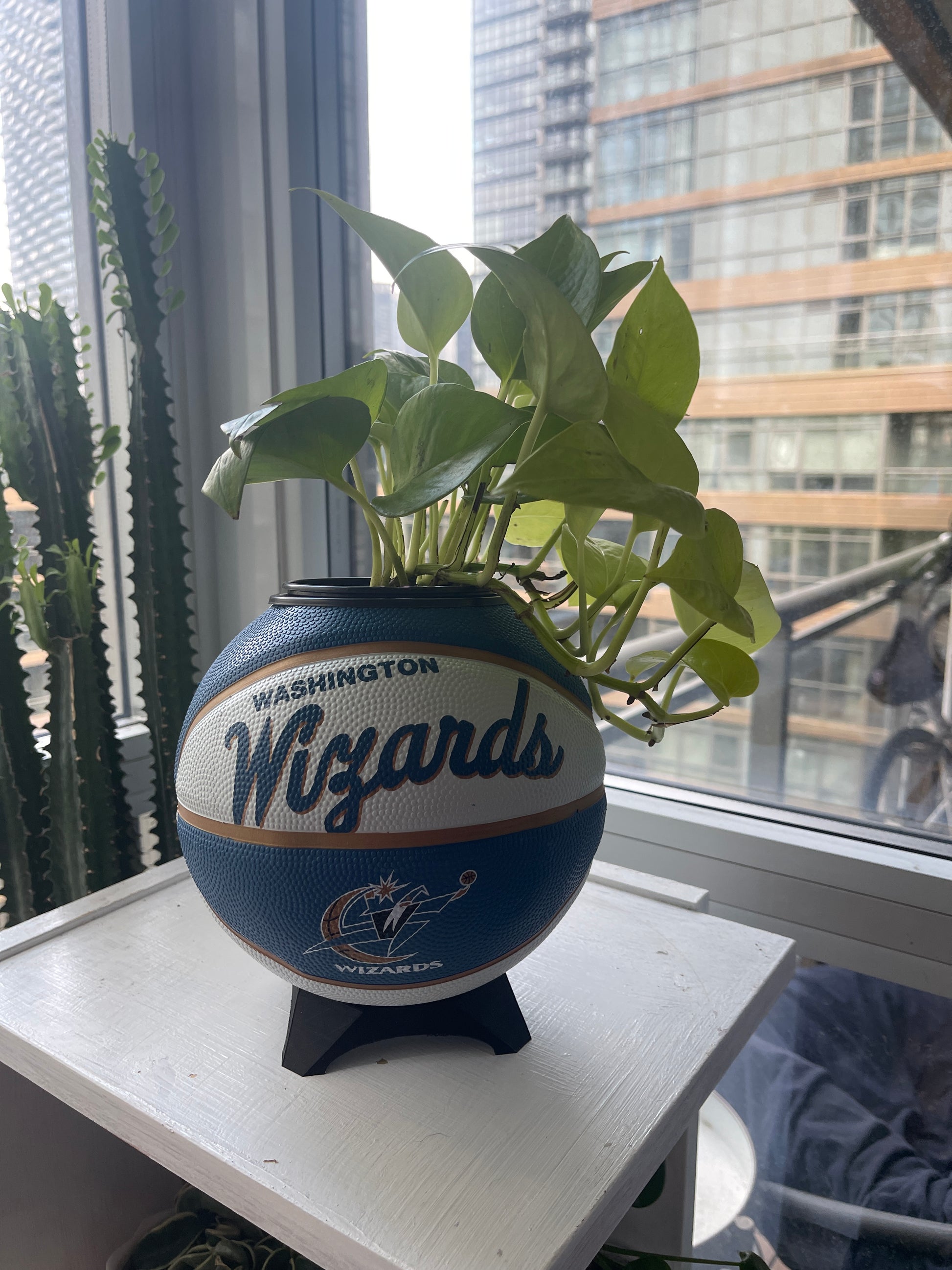 Mini Basketball Planter (Washington Wizards)