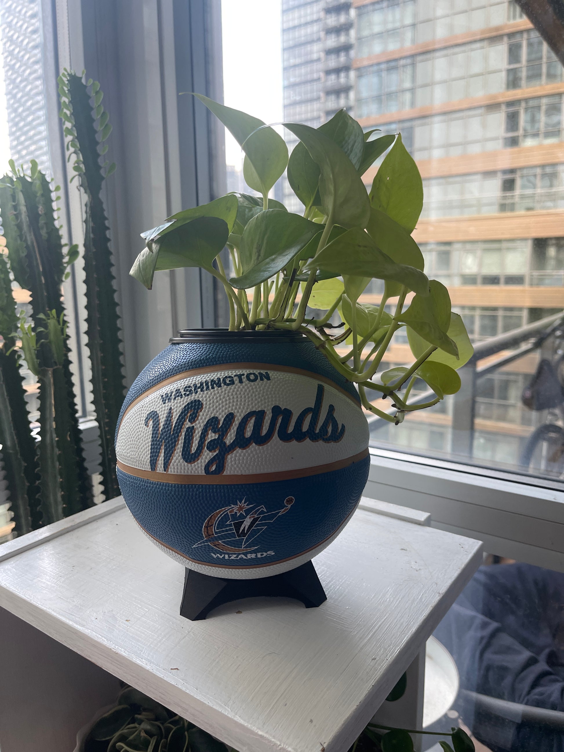 Mini Basketball Planter (Washington Wizards)
