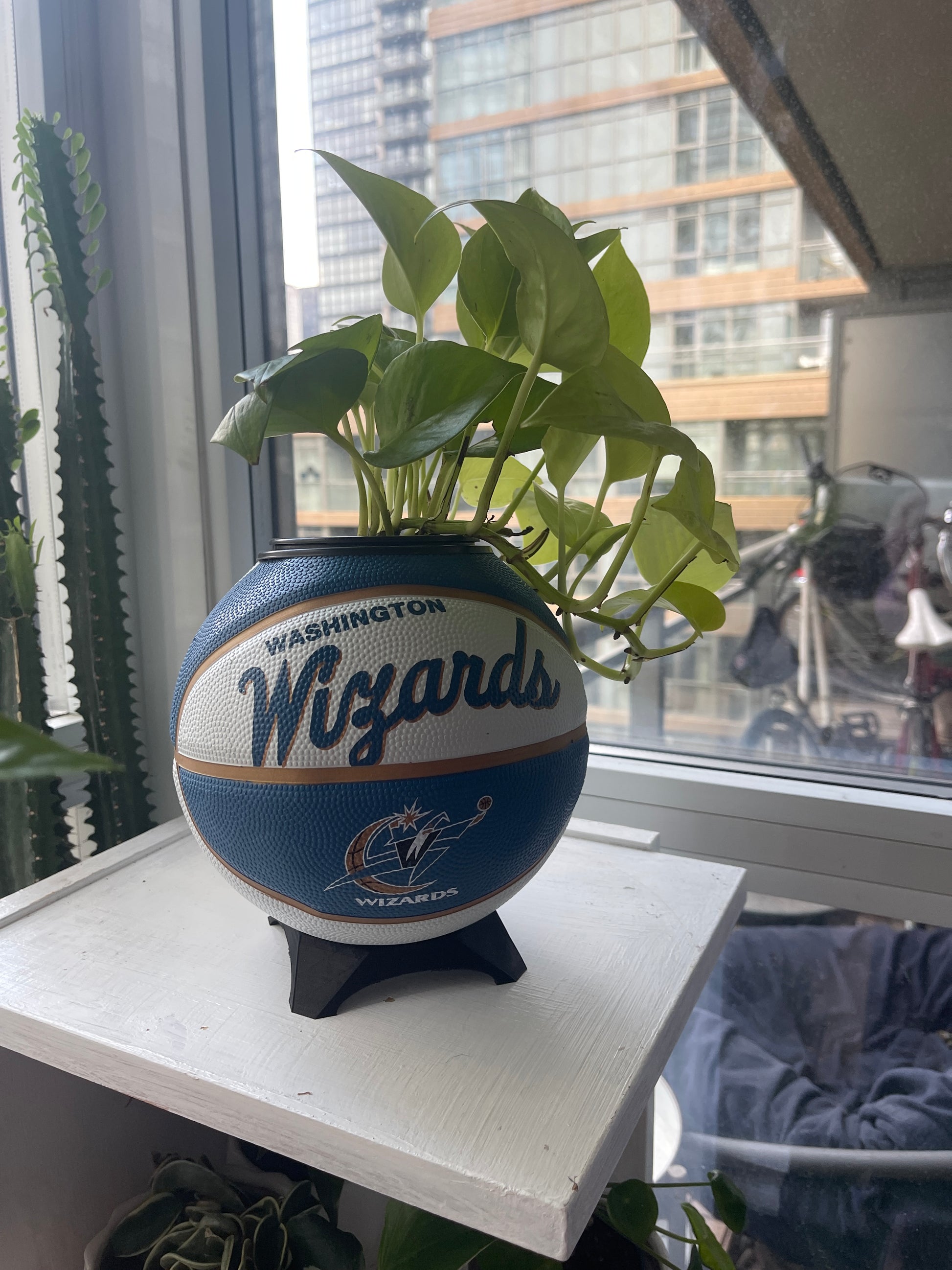 Mini Basketball Planter (Washington Wizards)