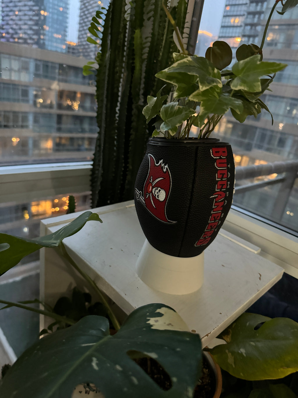 Mini Football Planter (Tampa Bay Buccaneers)