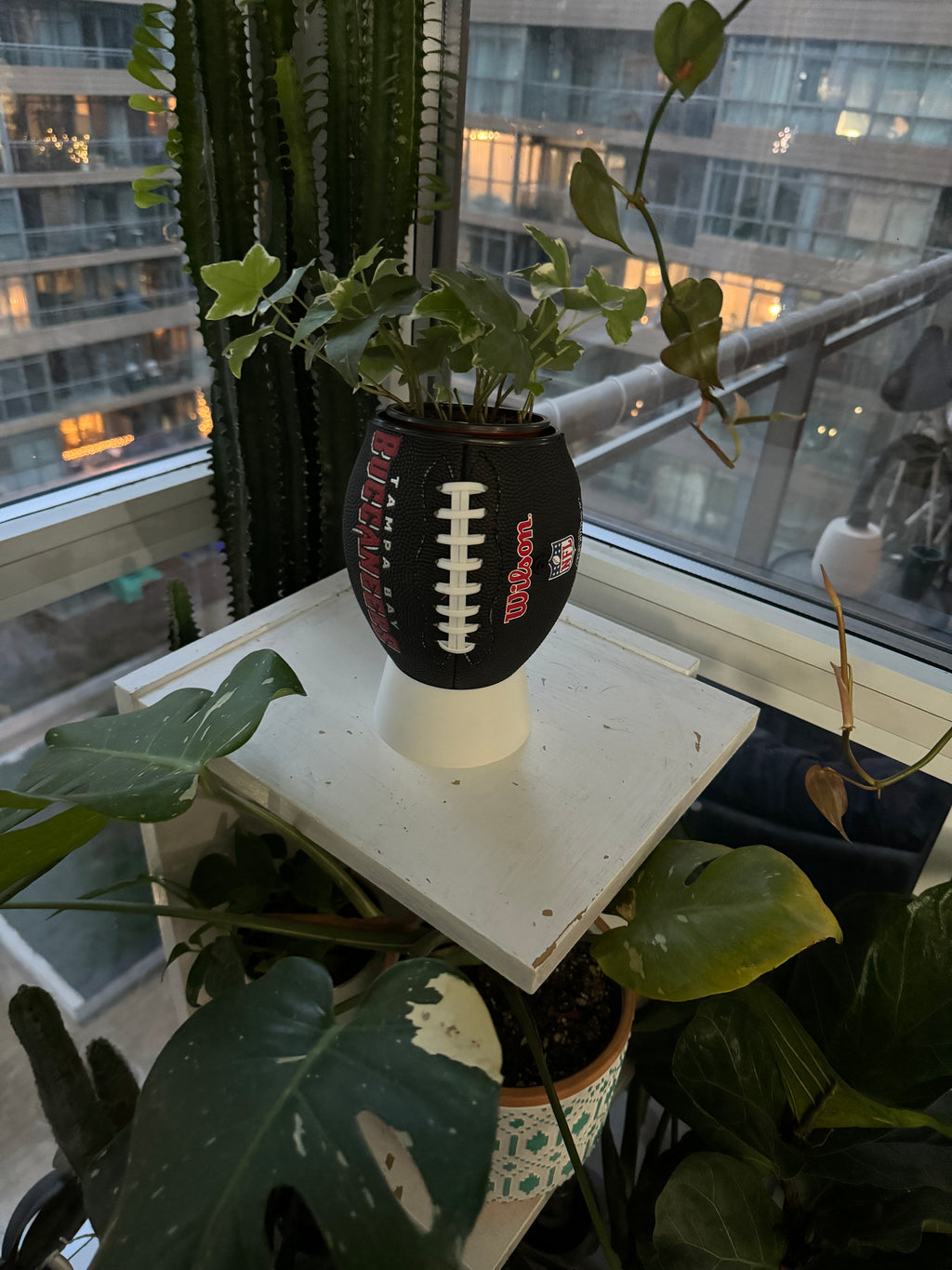 Mini Football Planter (Tampa Bay Buccaneers)
