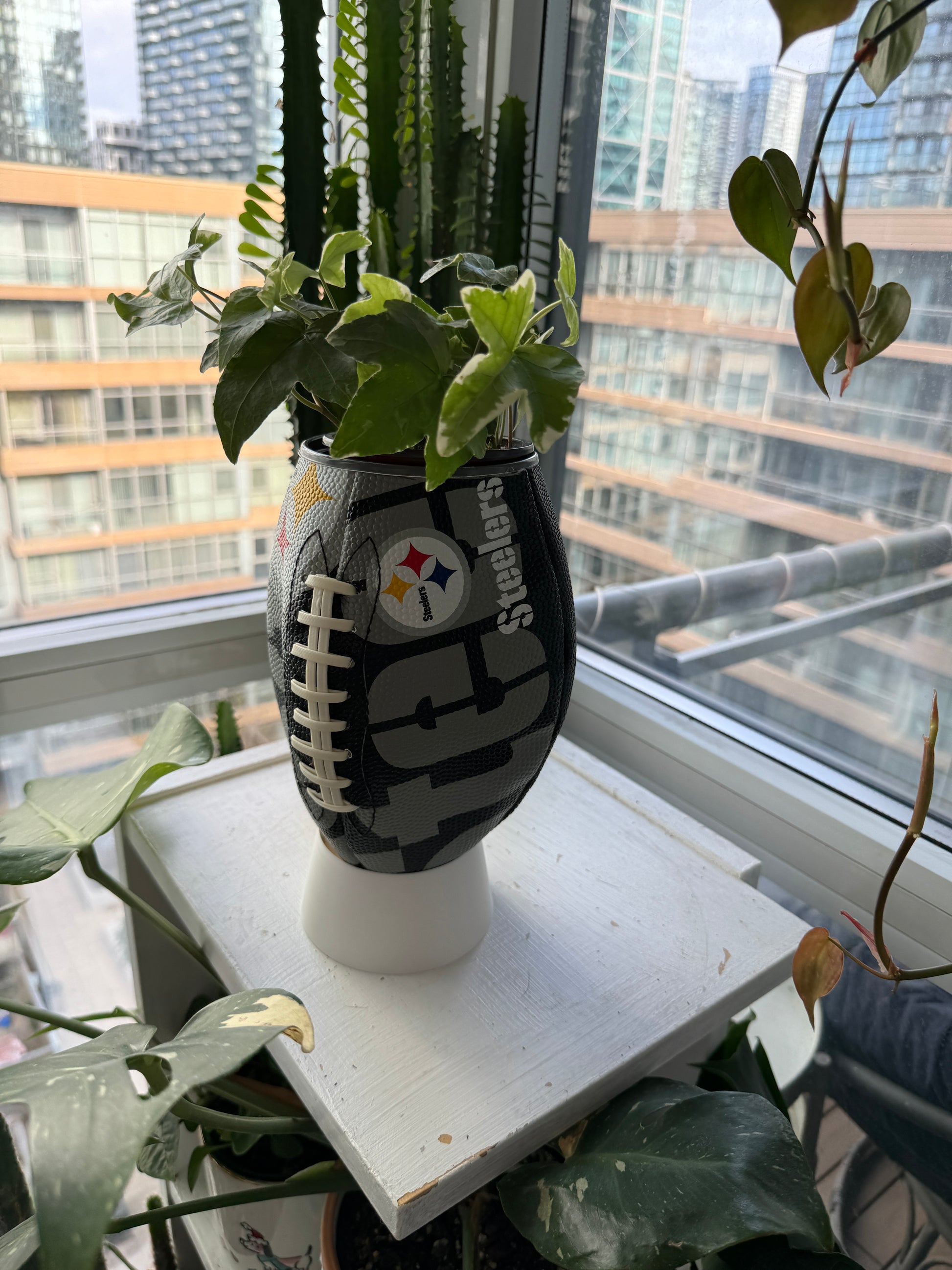 Large Football Planter (Pittsburg Steelers)