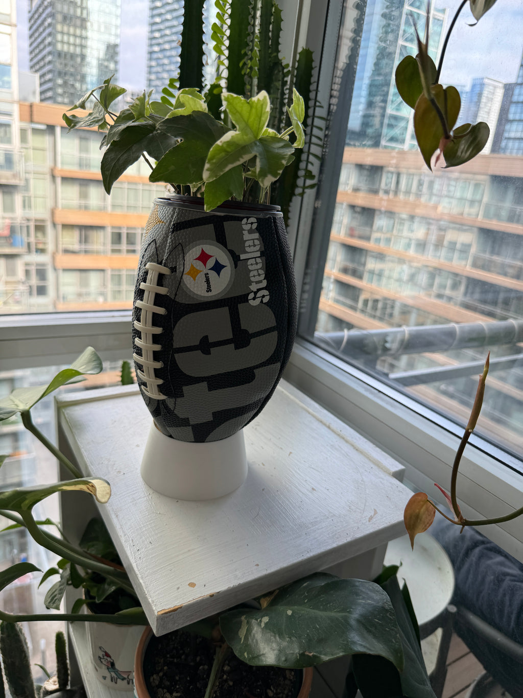 Large Football Planter (Pittsburg Steelers)