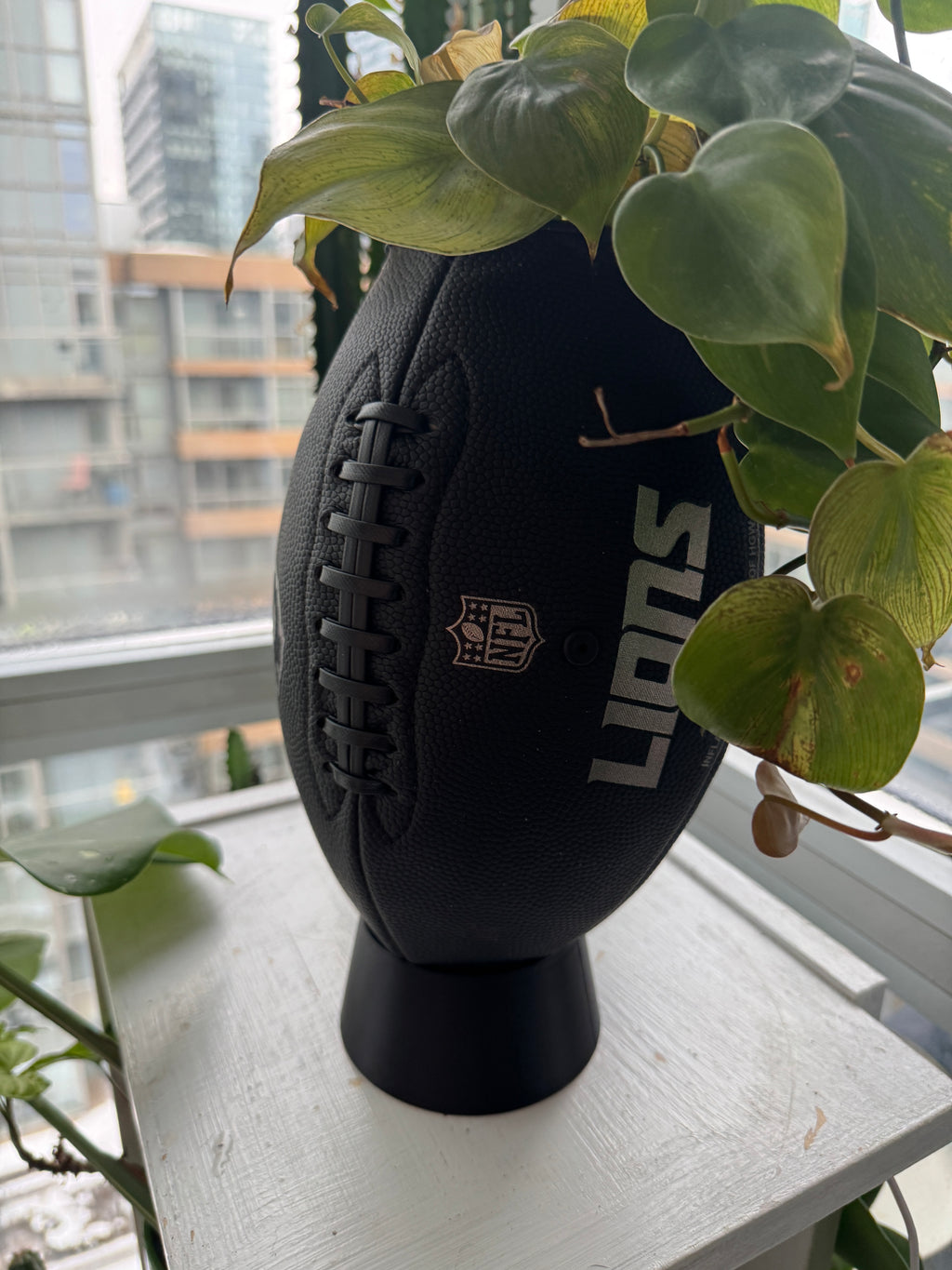 Large Football Planter (Detroit Lions)
