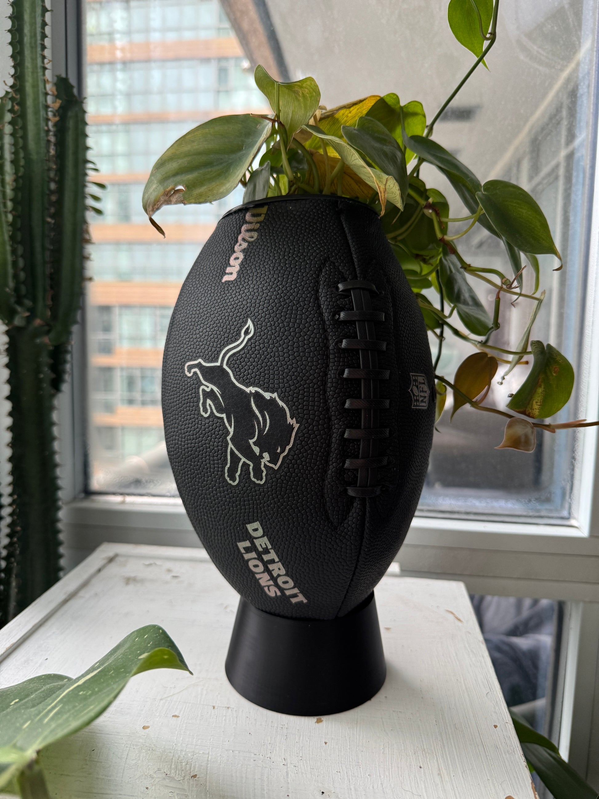 Large Football Planter (Detroit Lions)