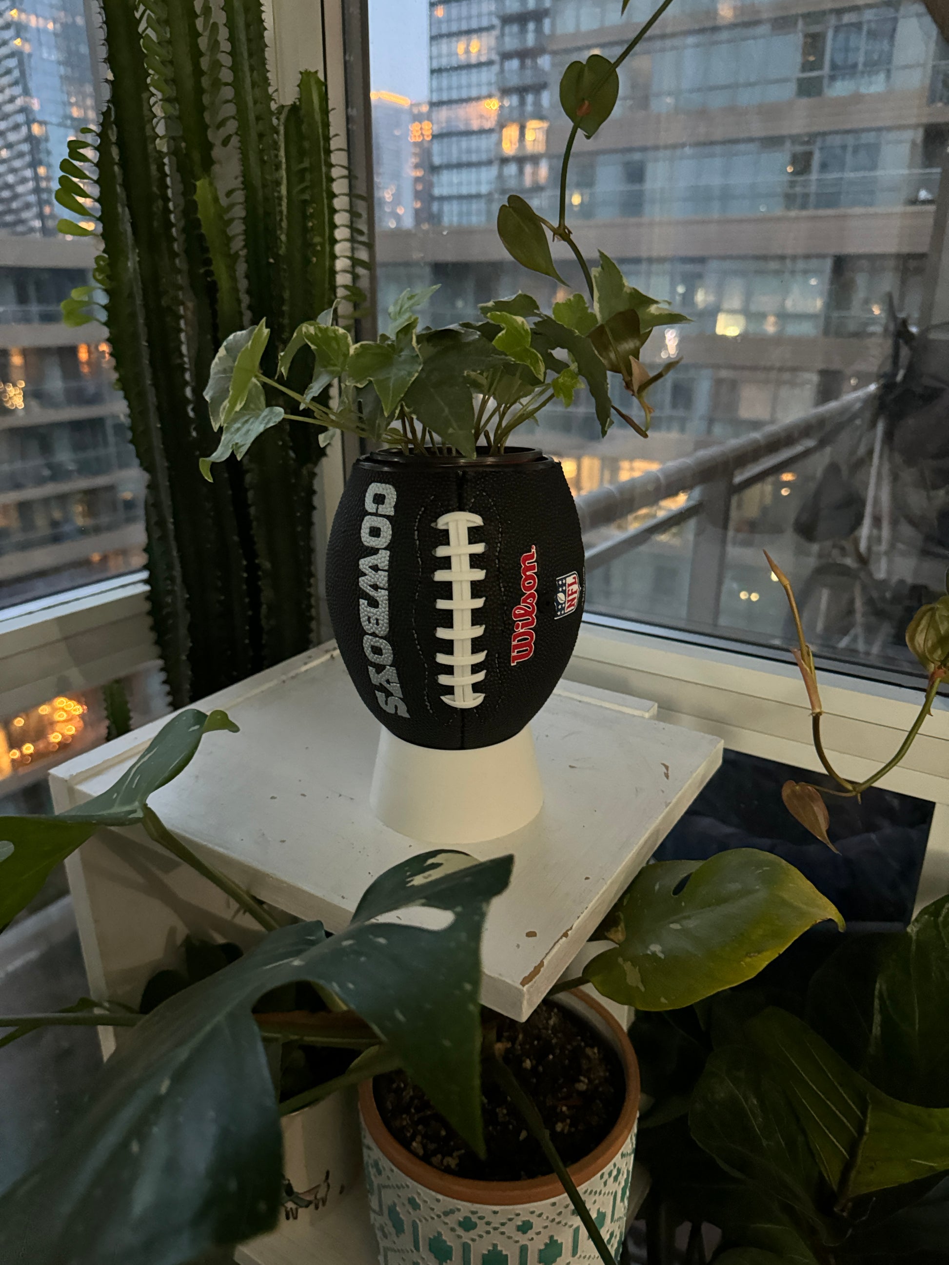 Mini Football Planter (Dallas Cowboys)