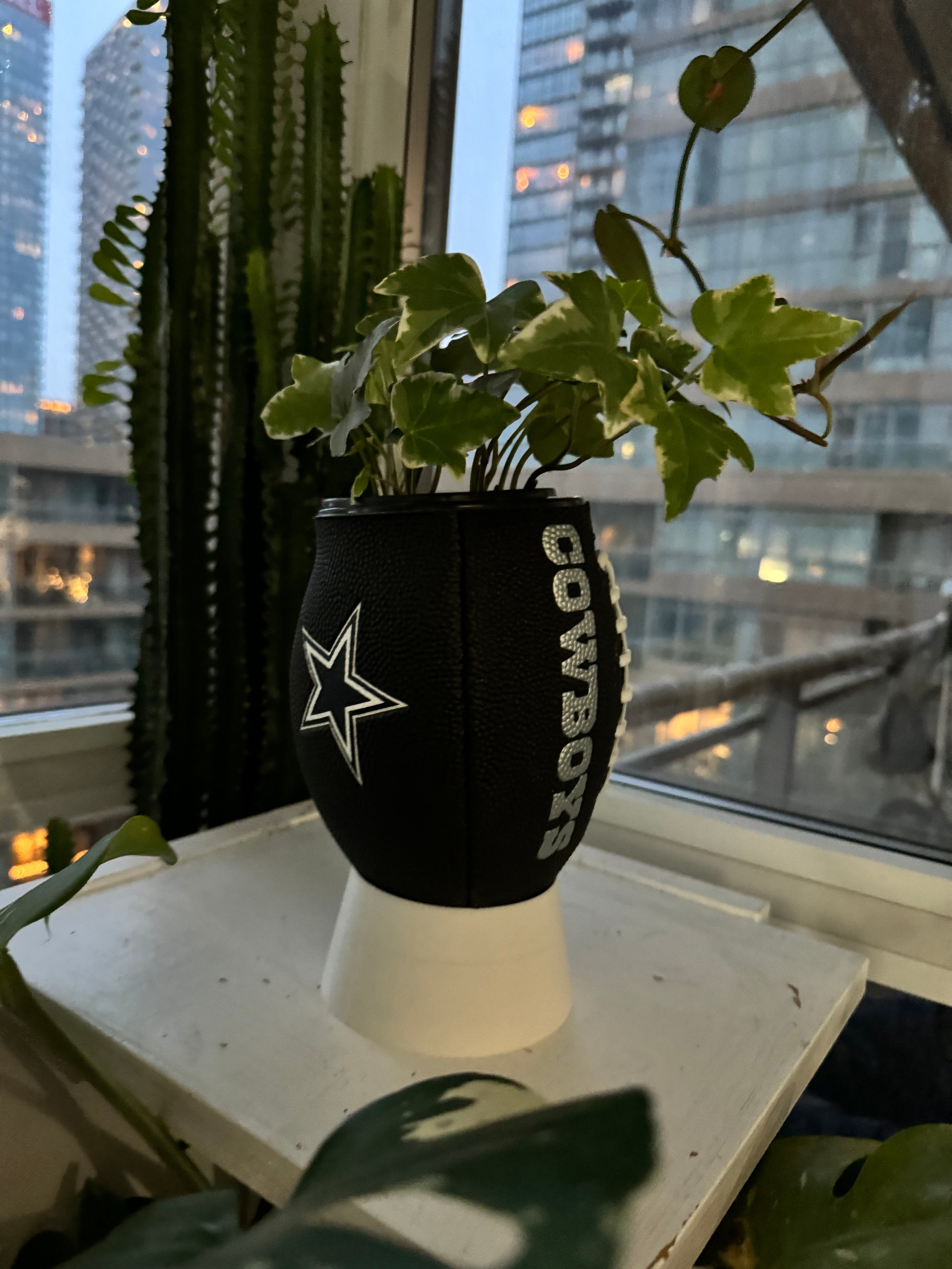 Mini Football Planter (Dallas Cowboys)