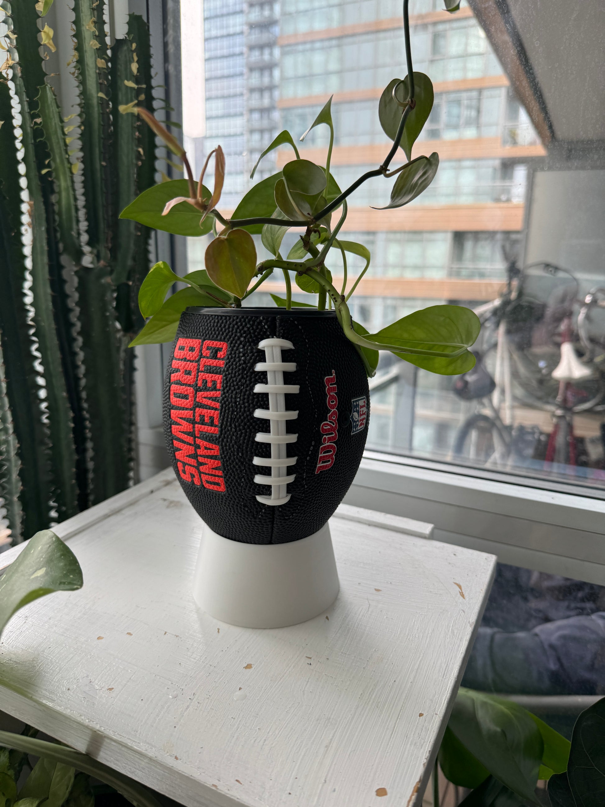 Mini Football Planter (Cleveland Browns)