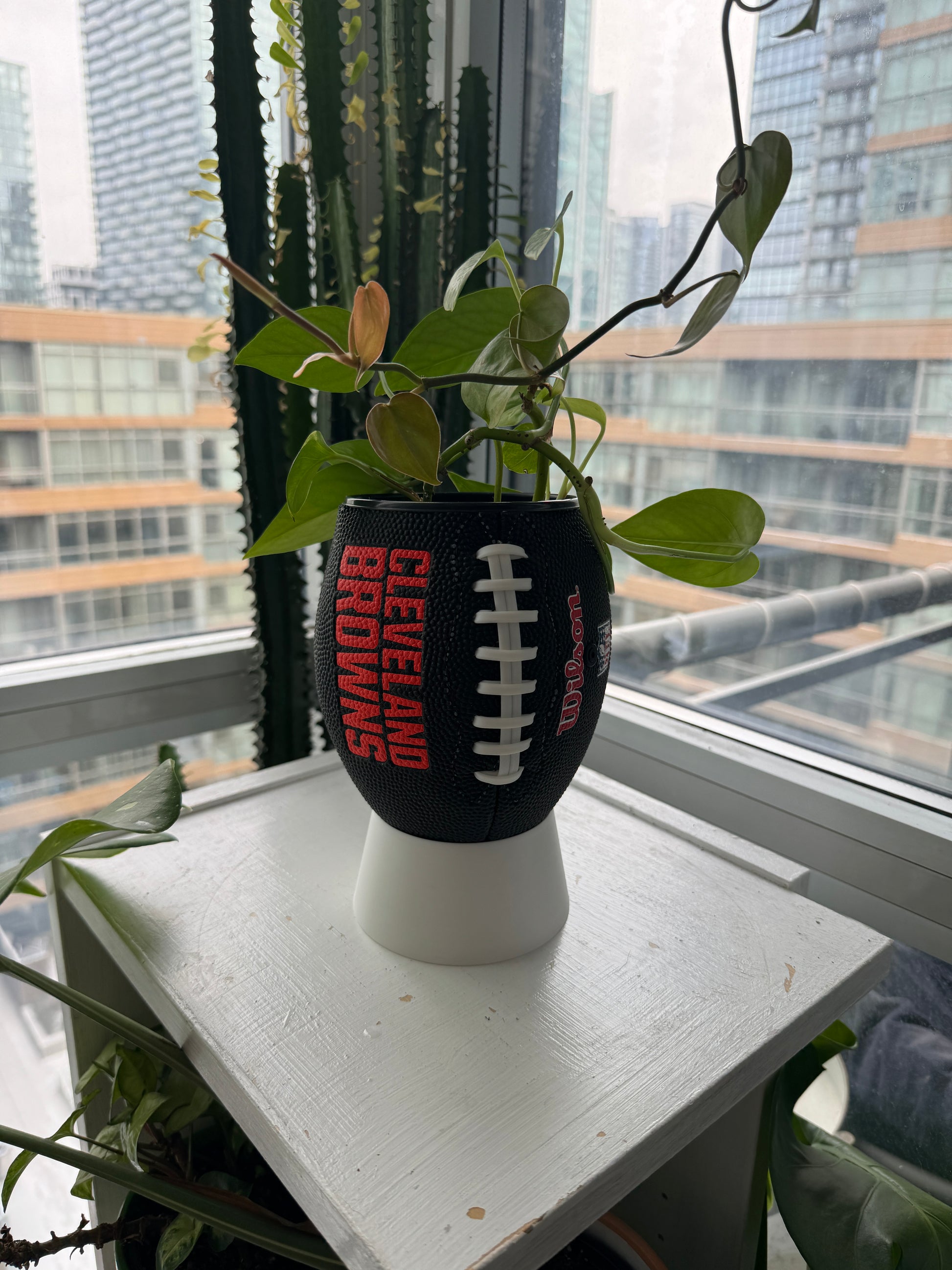 Mini Football Planter (Cleveland Browns)
