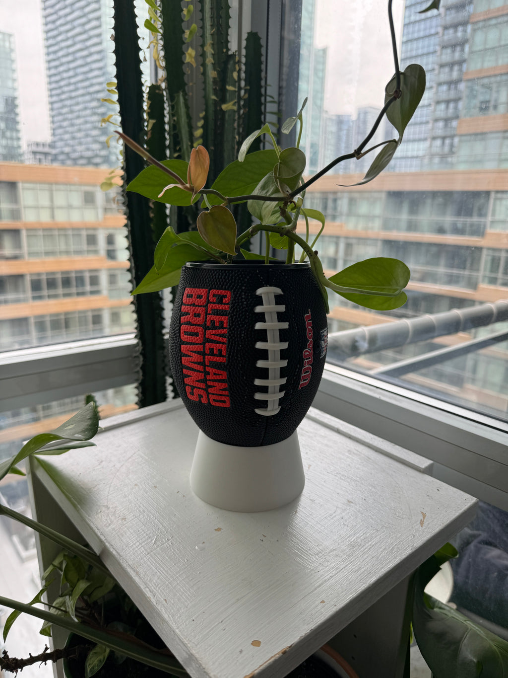 Mini Football Planter (Cleveland Browns)