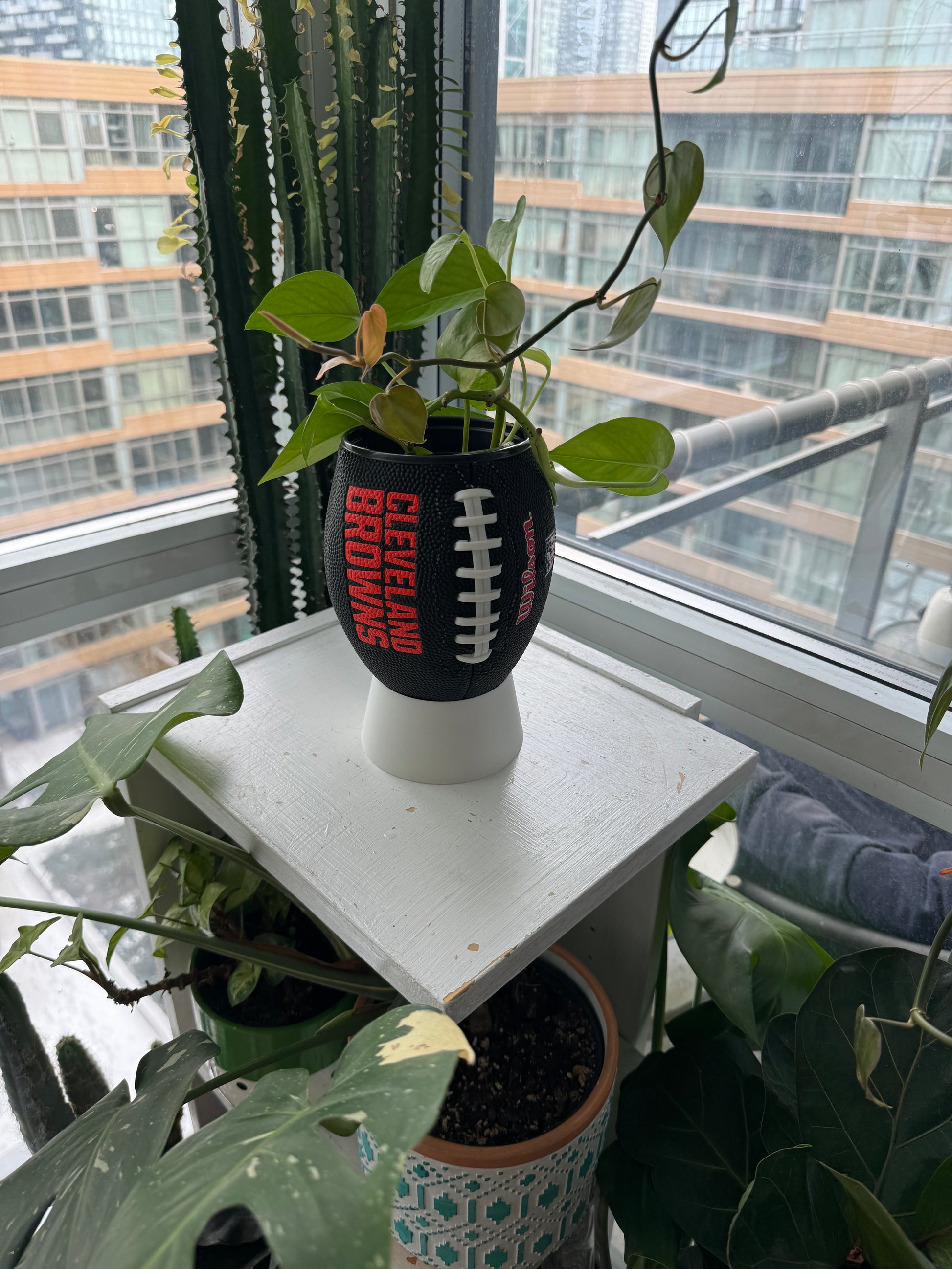 Mini Football Planter (Cleveland Browns)