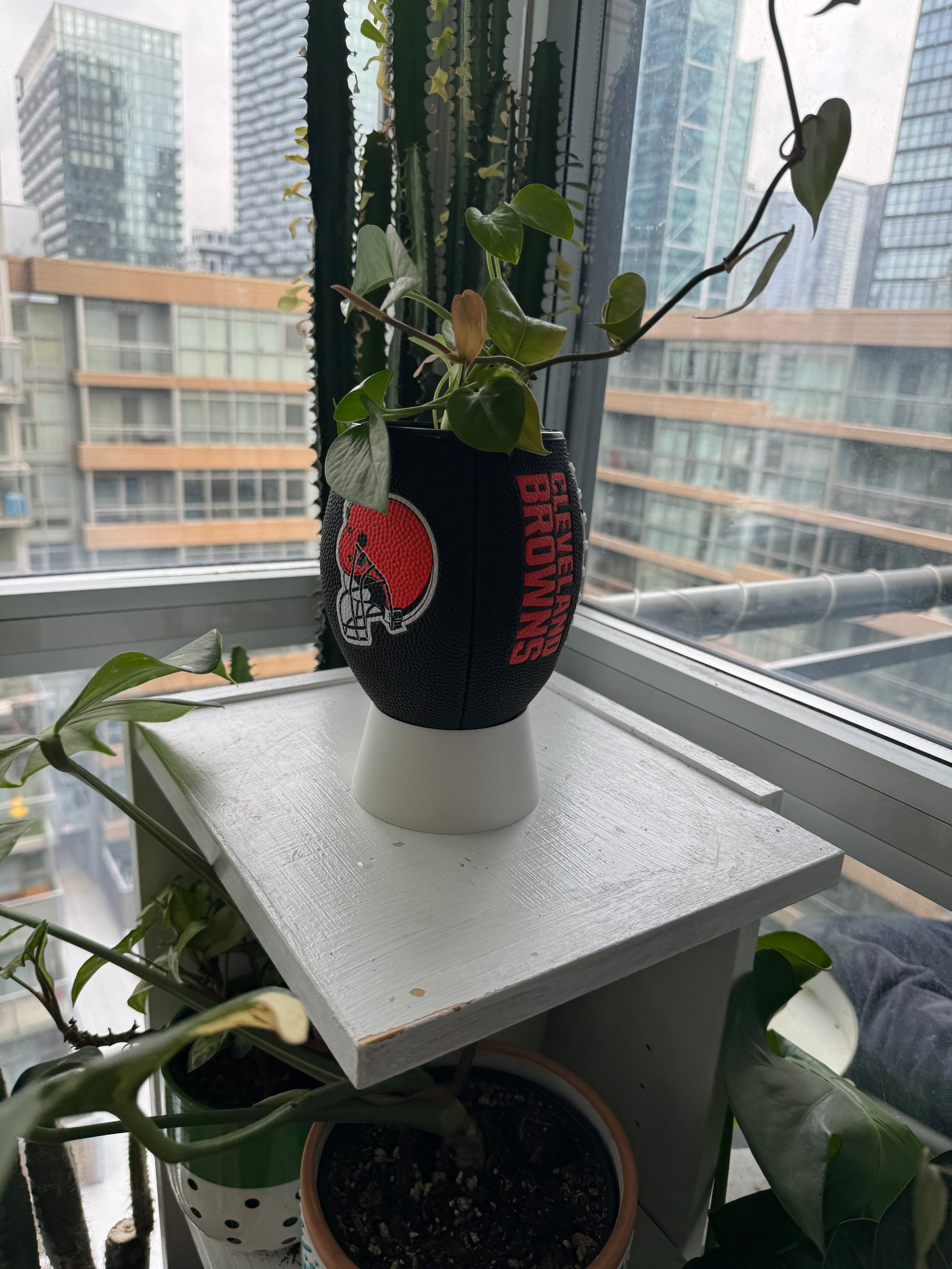 Mini Football Planter (Cleveland Browns)