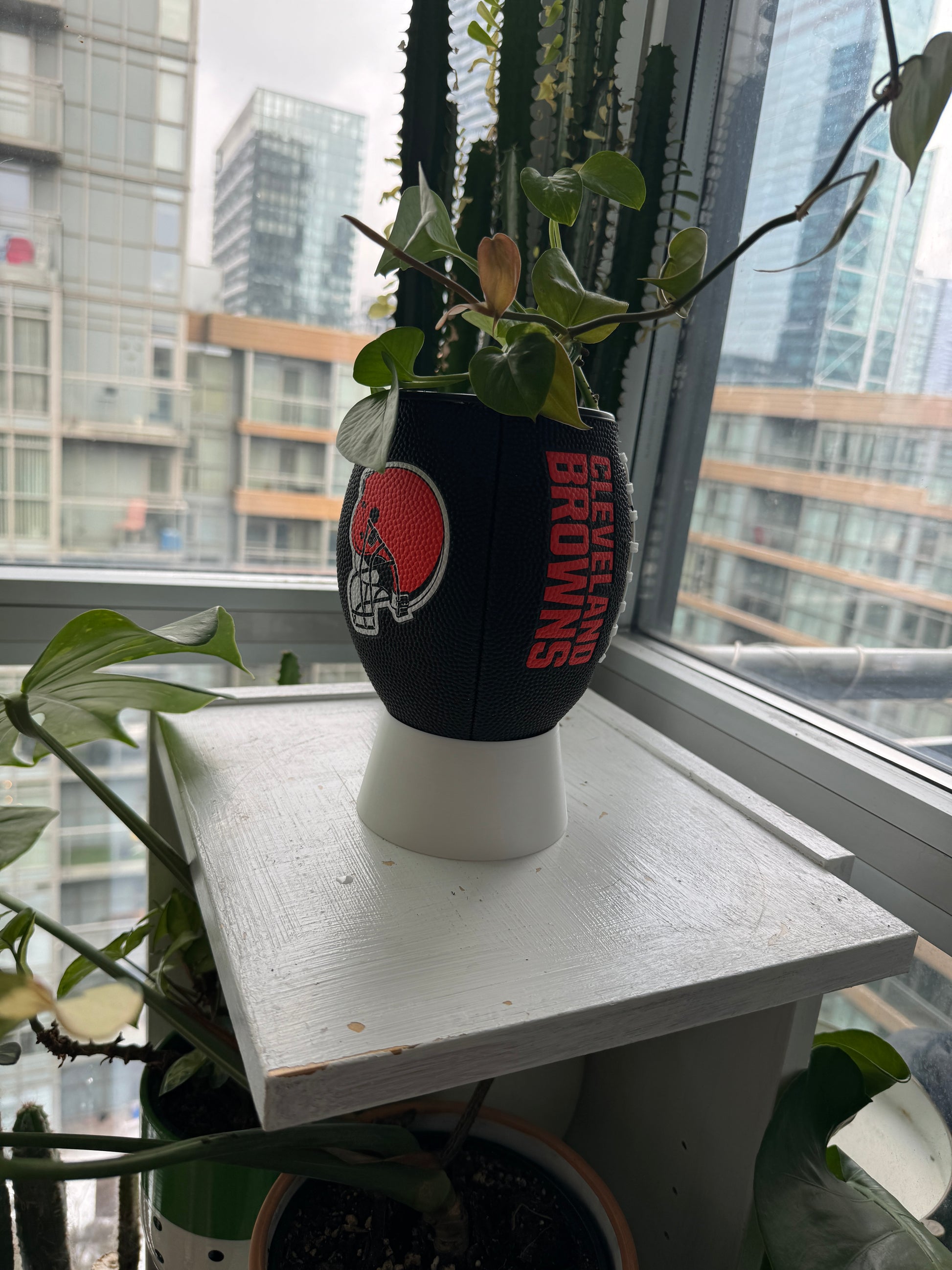 Mini Football Planter (Cleveland Browns)