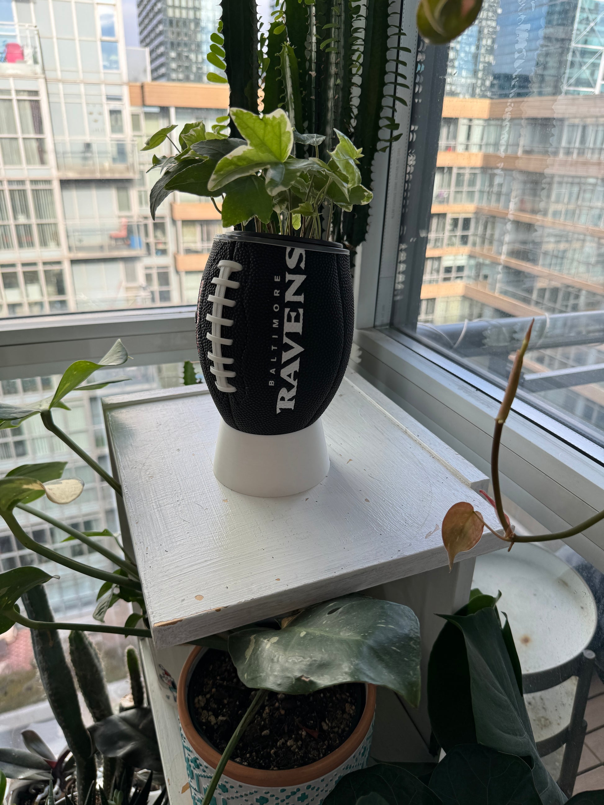Mini Football Planter (Baltimore Ravens)
