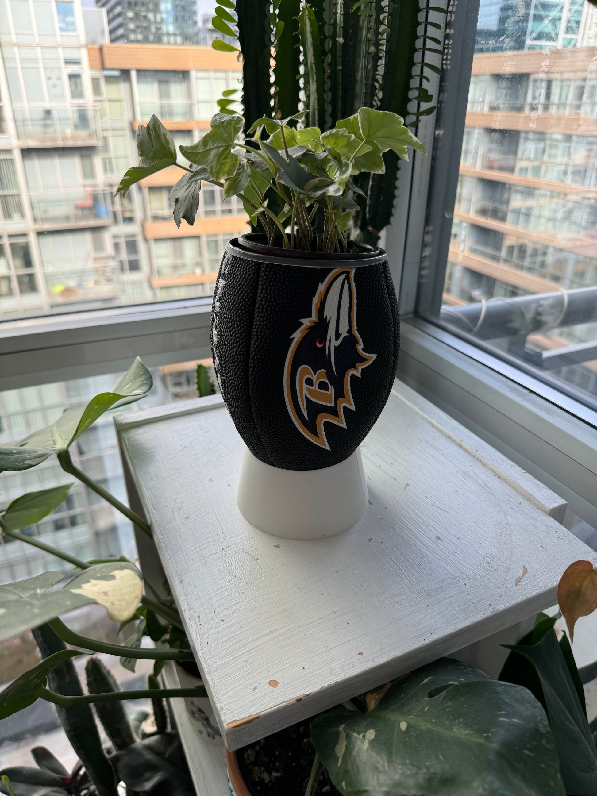 Mini Football Planter (Baltimore Ravens)
