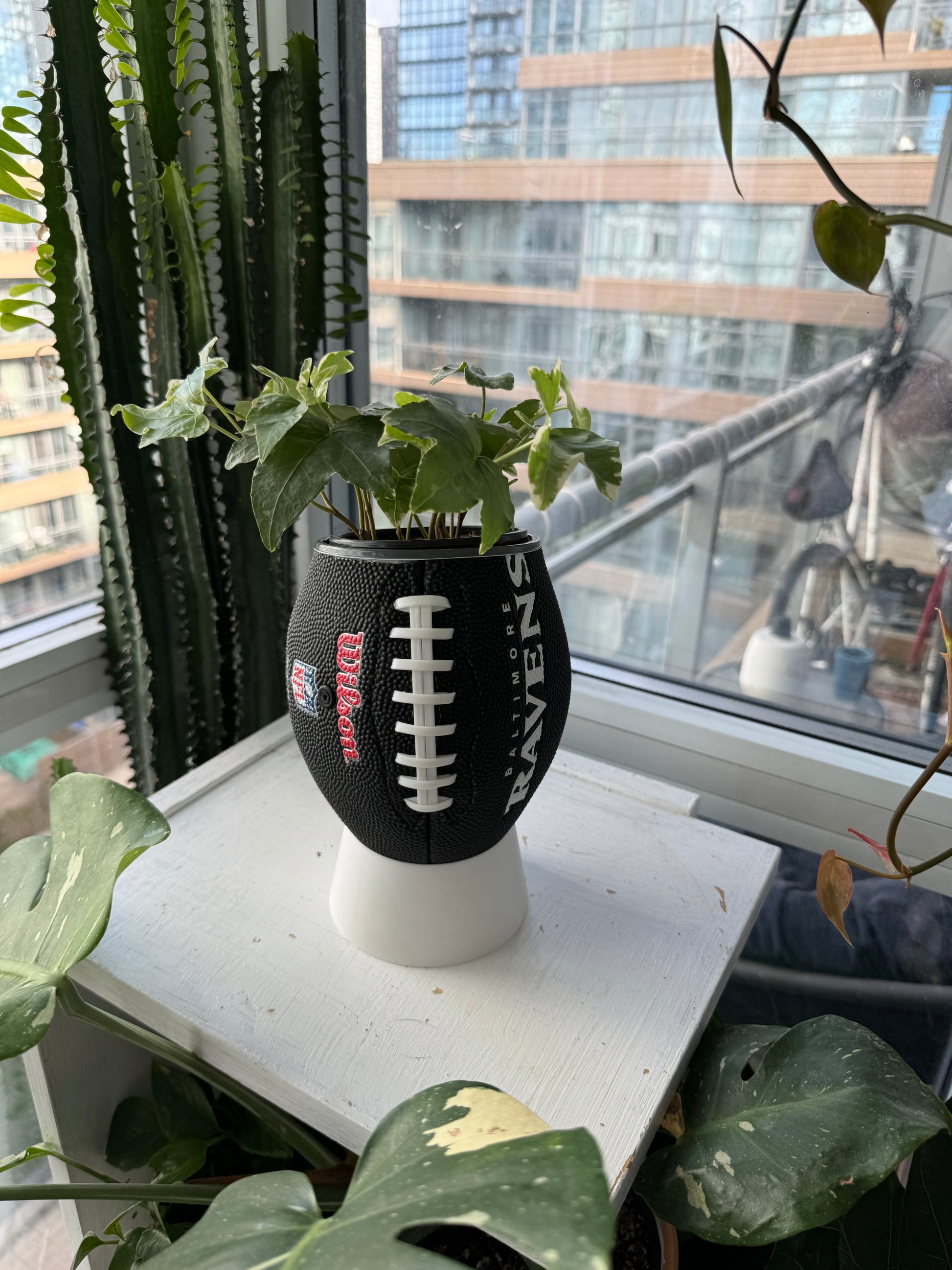 Mini Football Planter (Baltimore Ravens)