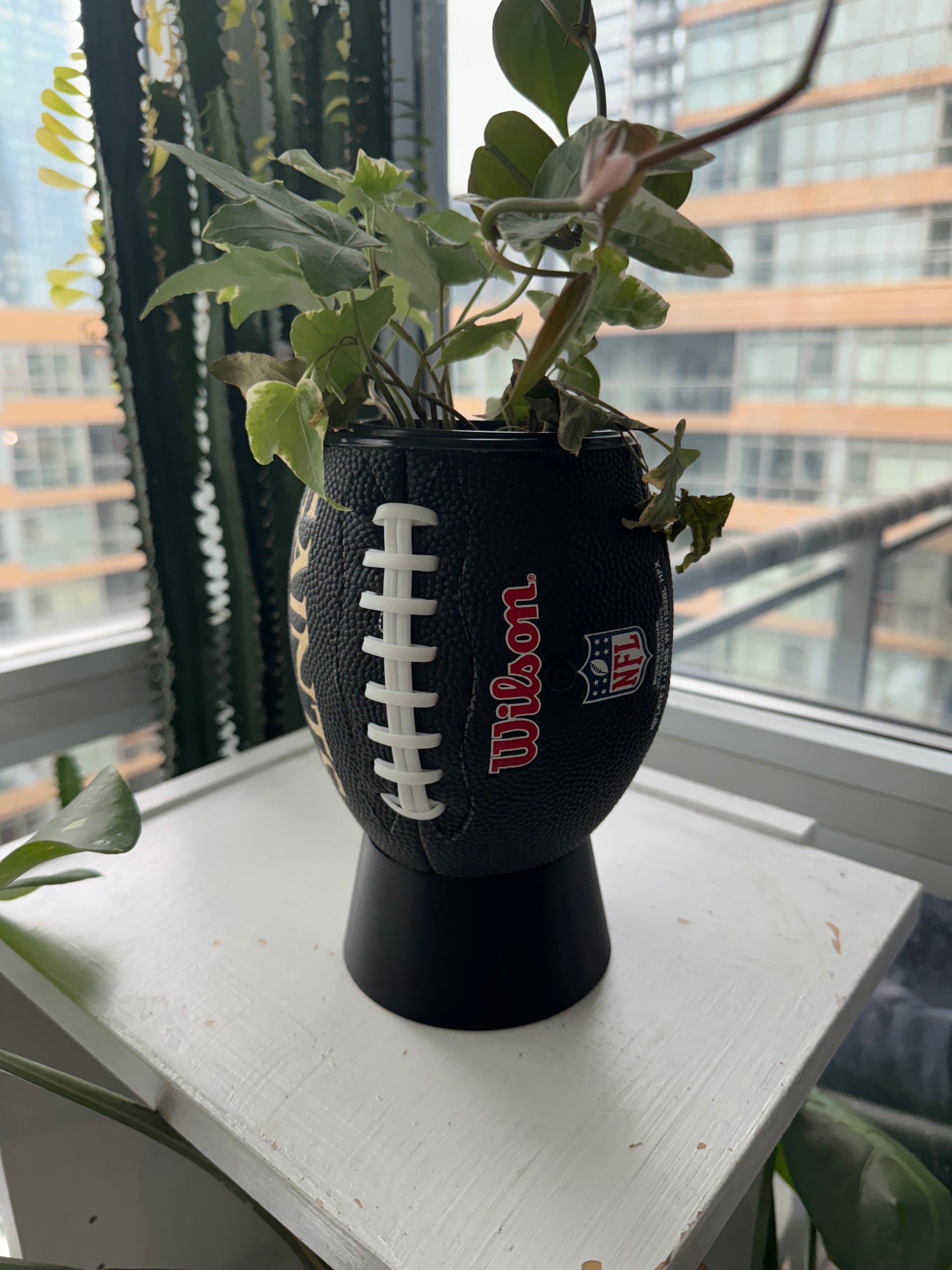 Mini Football Planter (New Orleans Saints)