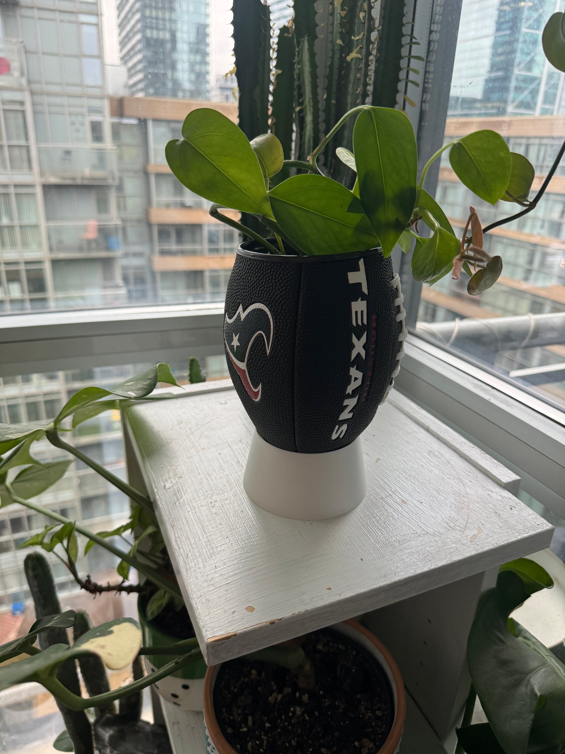 Mini Football Planter (Houston Texans)