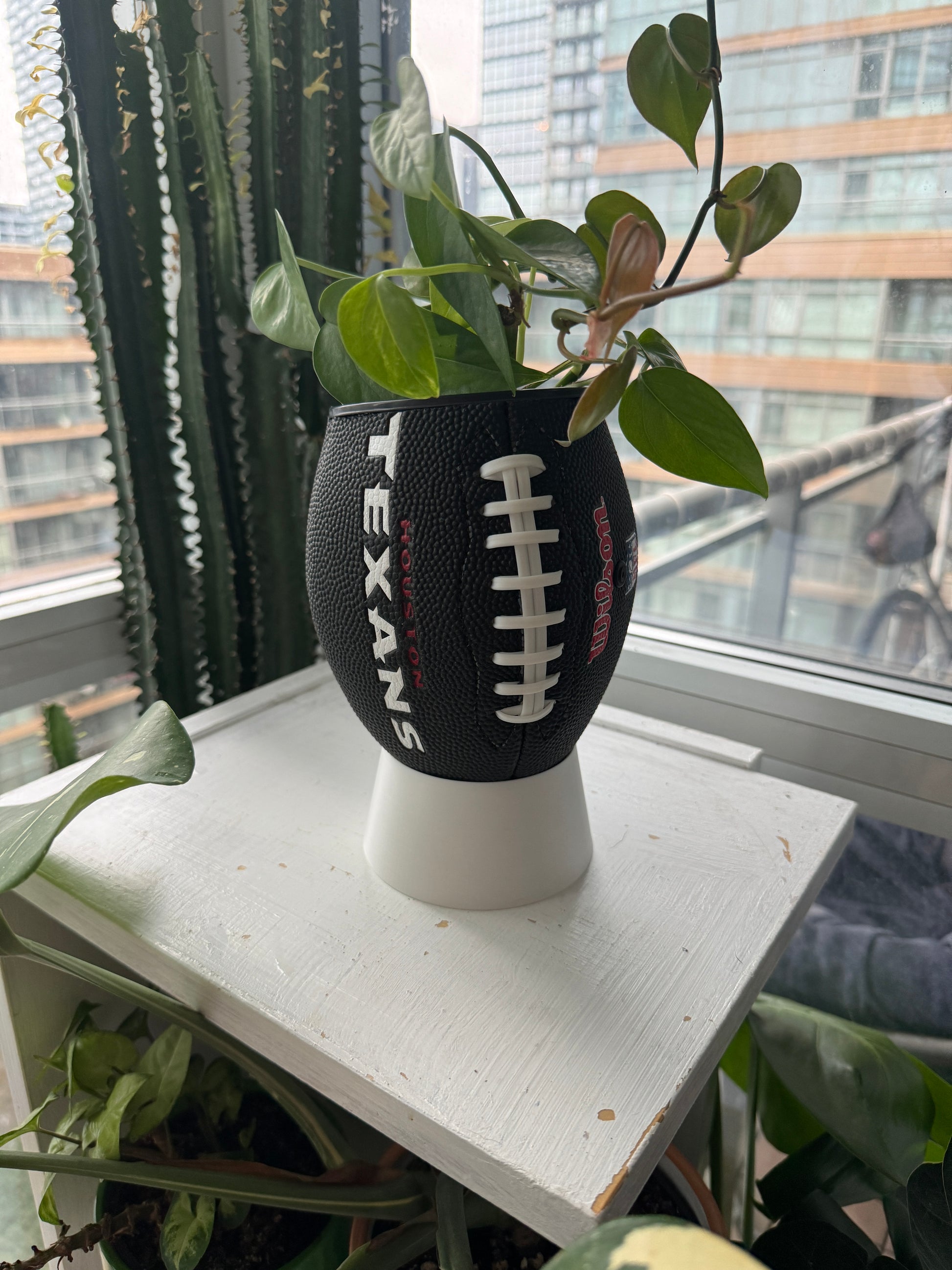 Mini Football Planter (Houston Texans)