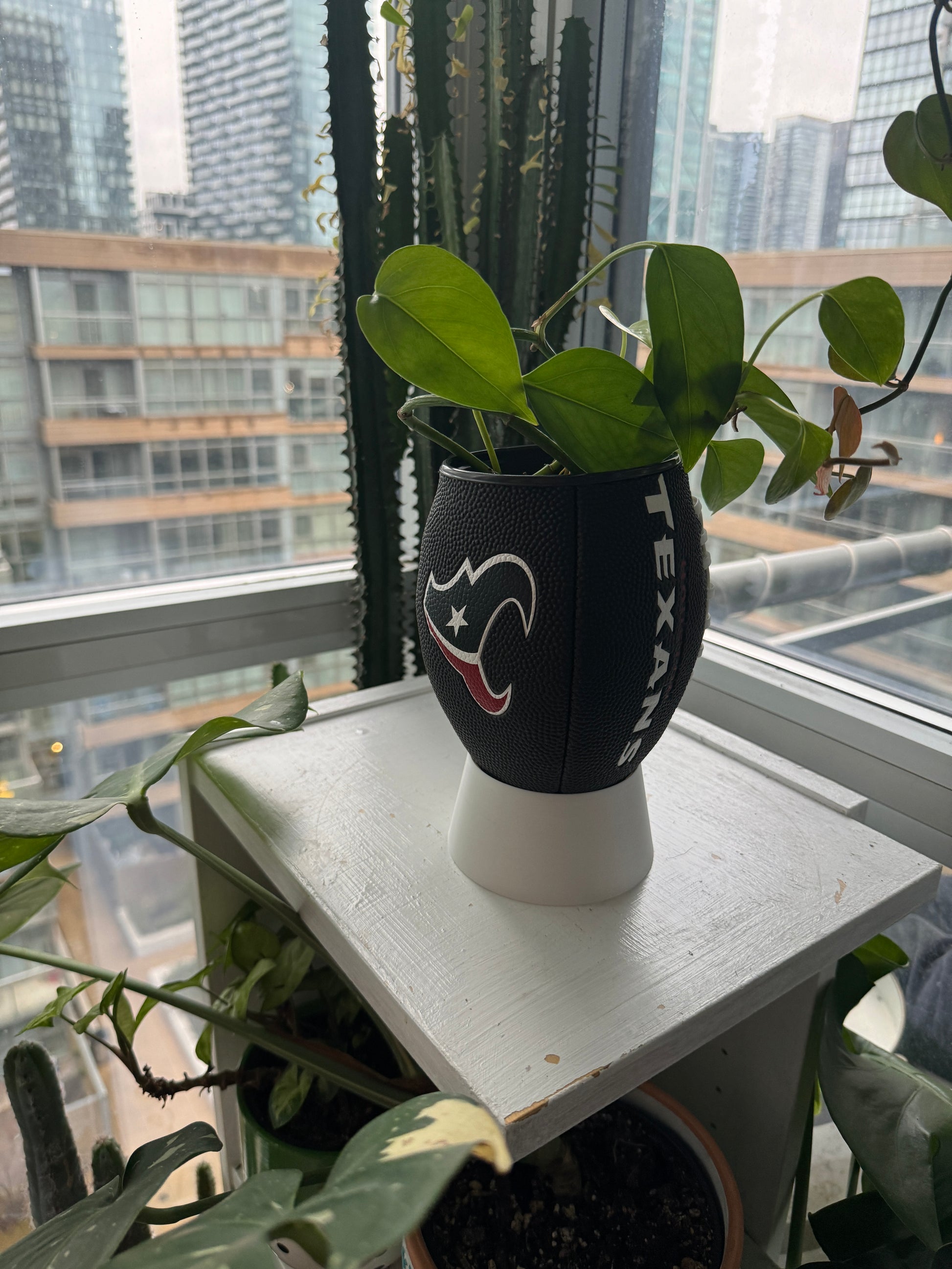 Mini Football Planter (Houston Texans)