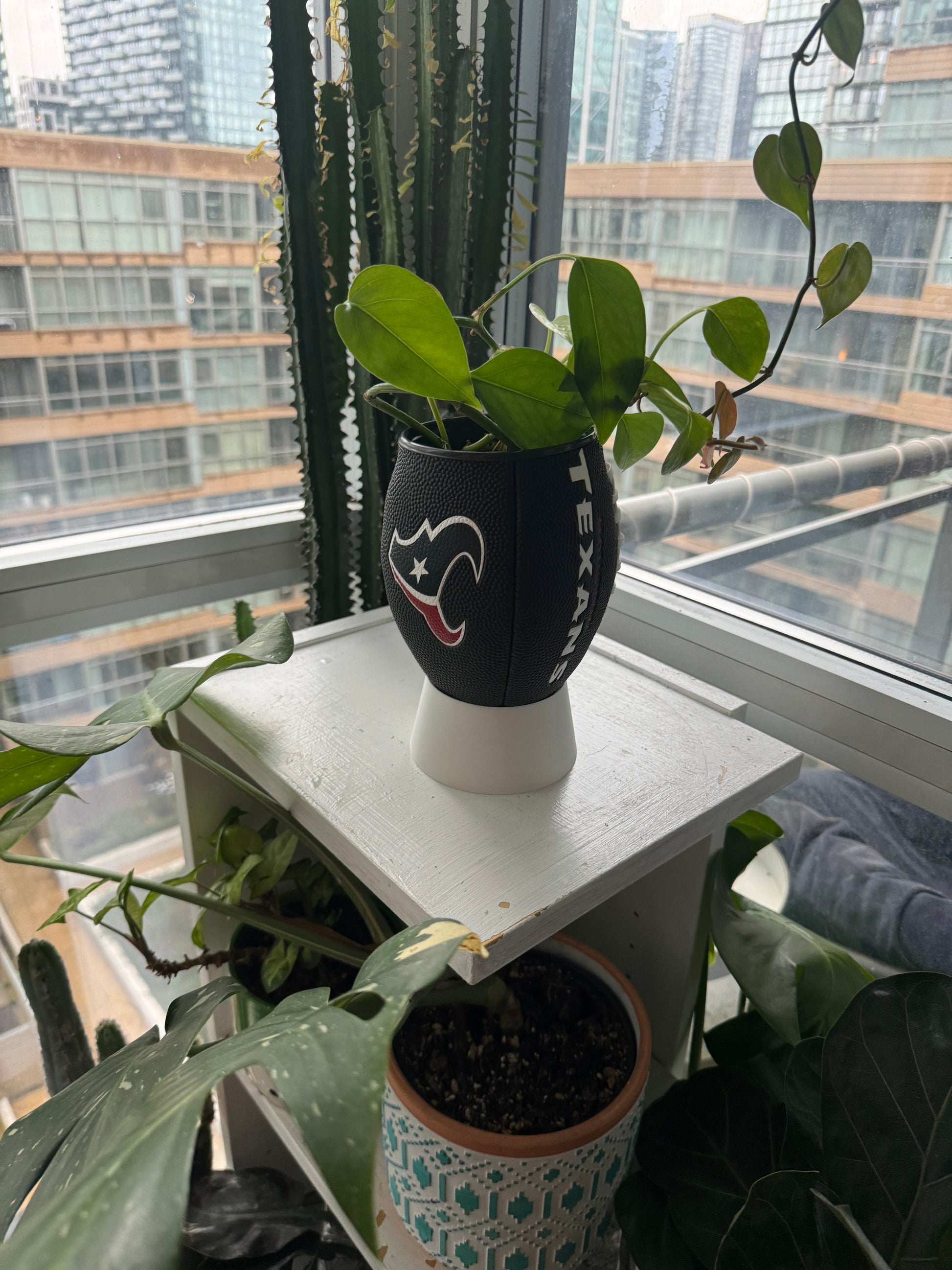 Mini Football Planter (Houston Texans)
