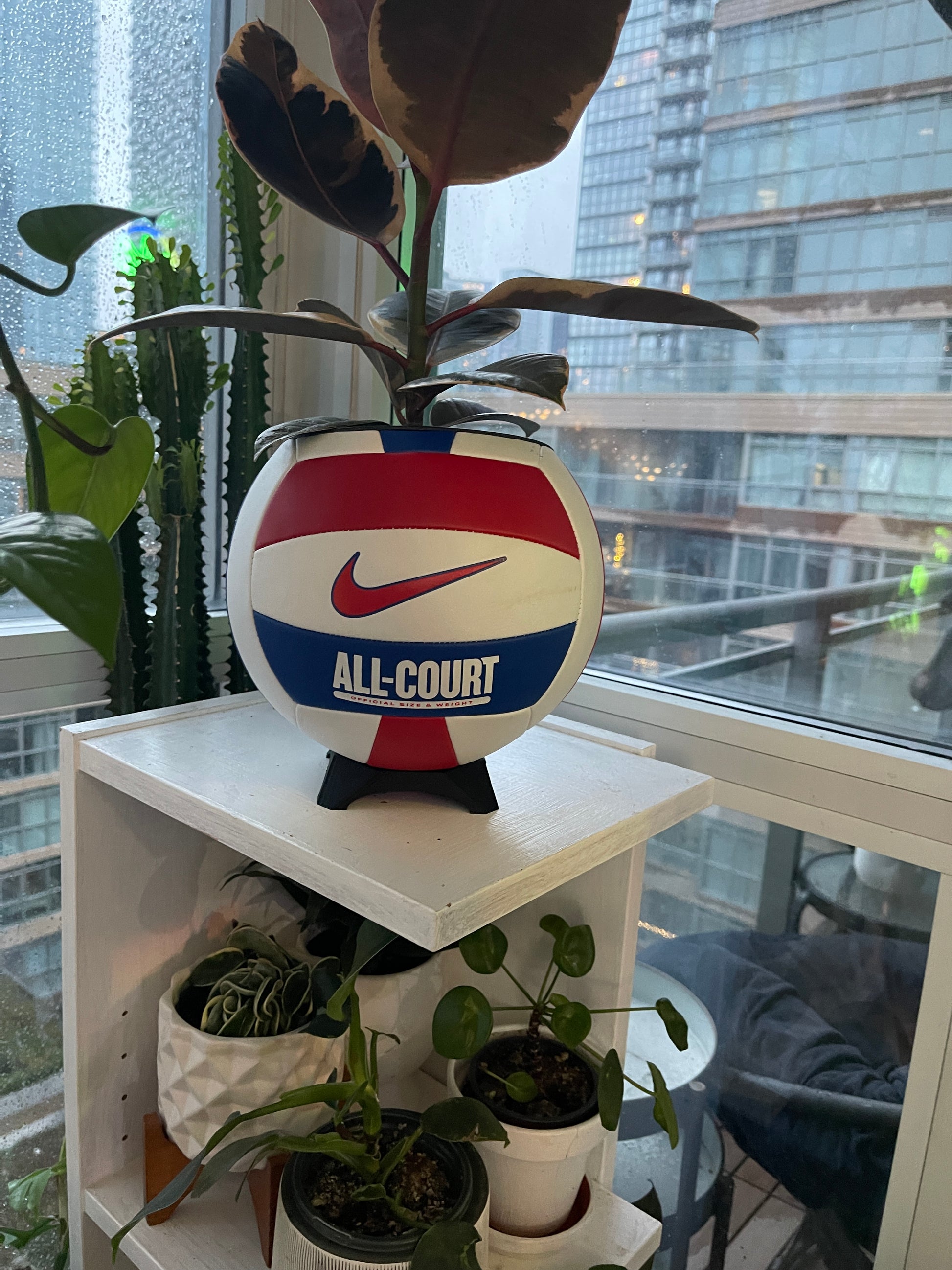 Nike Large Volleyball Planter (Red, White & Blue)