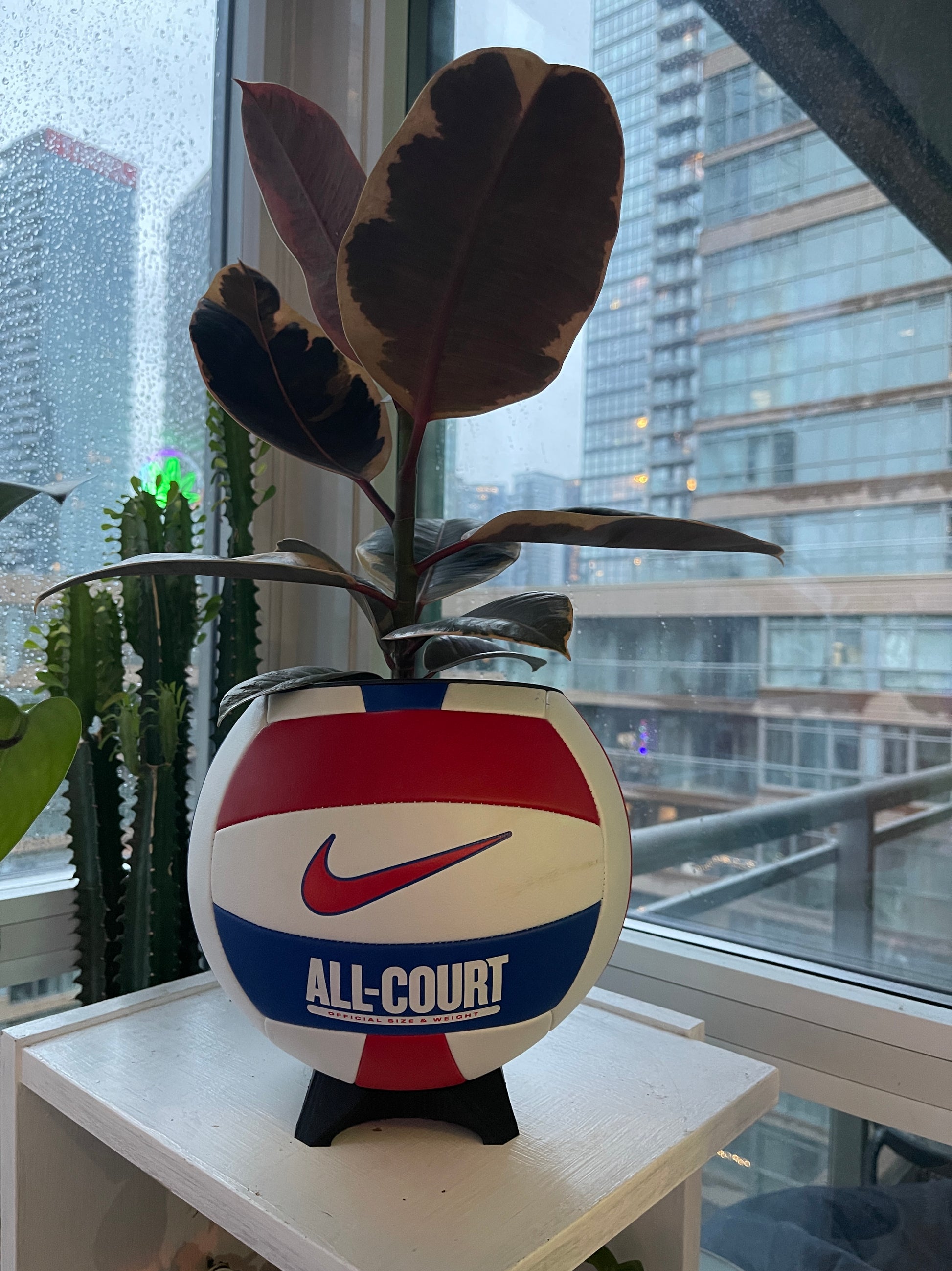 Nike Large Volleyball Planter (Red, White & Blue)