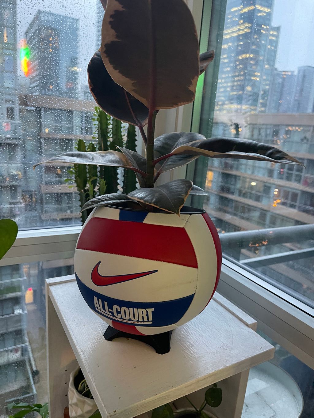 Nike Large Volleyball Planter (Red, White & Blue)