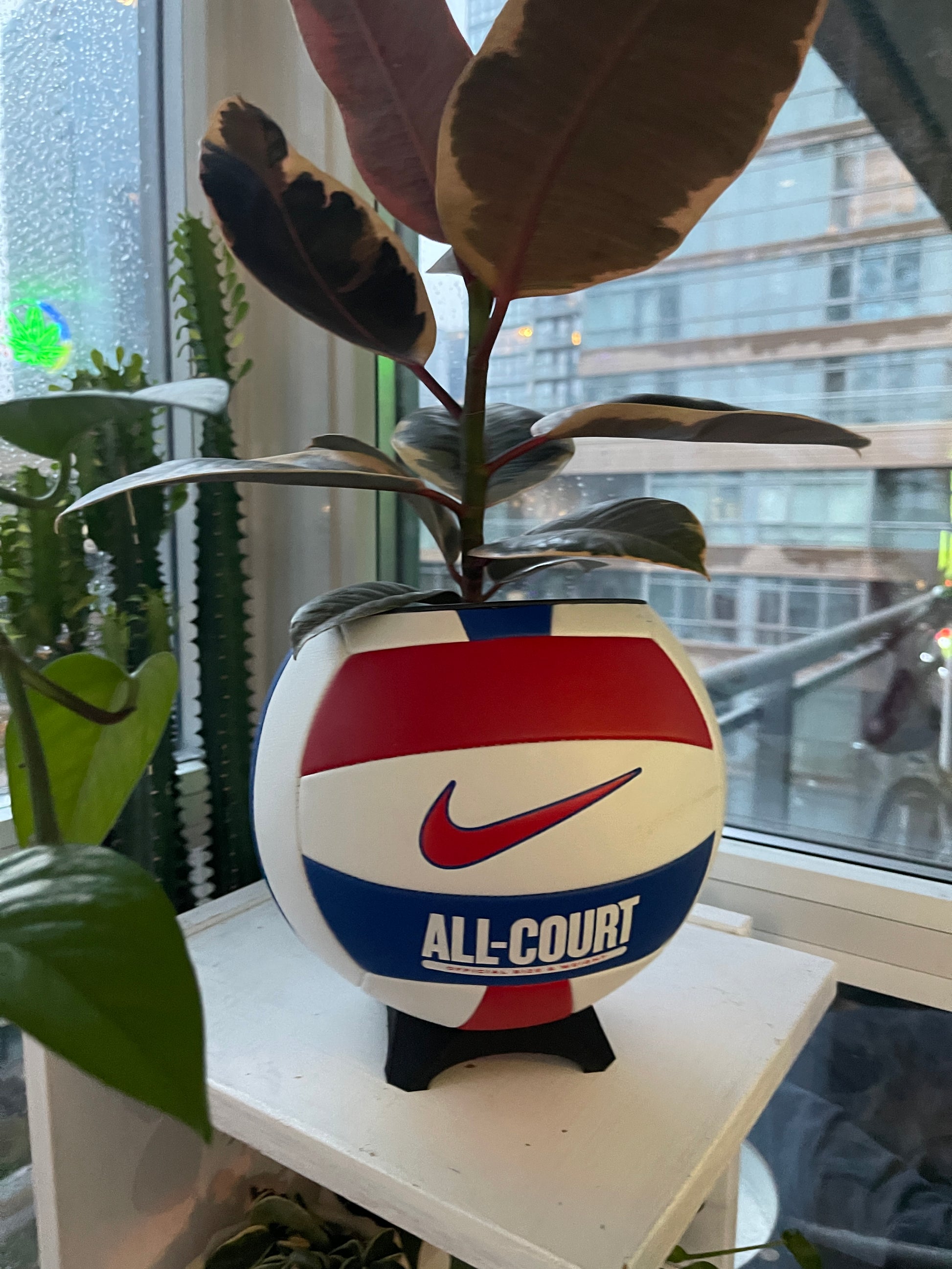 Nike Large Volleyball Planter (Red, White & Blue)
