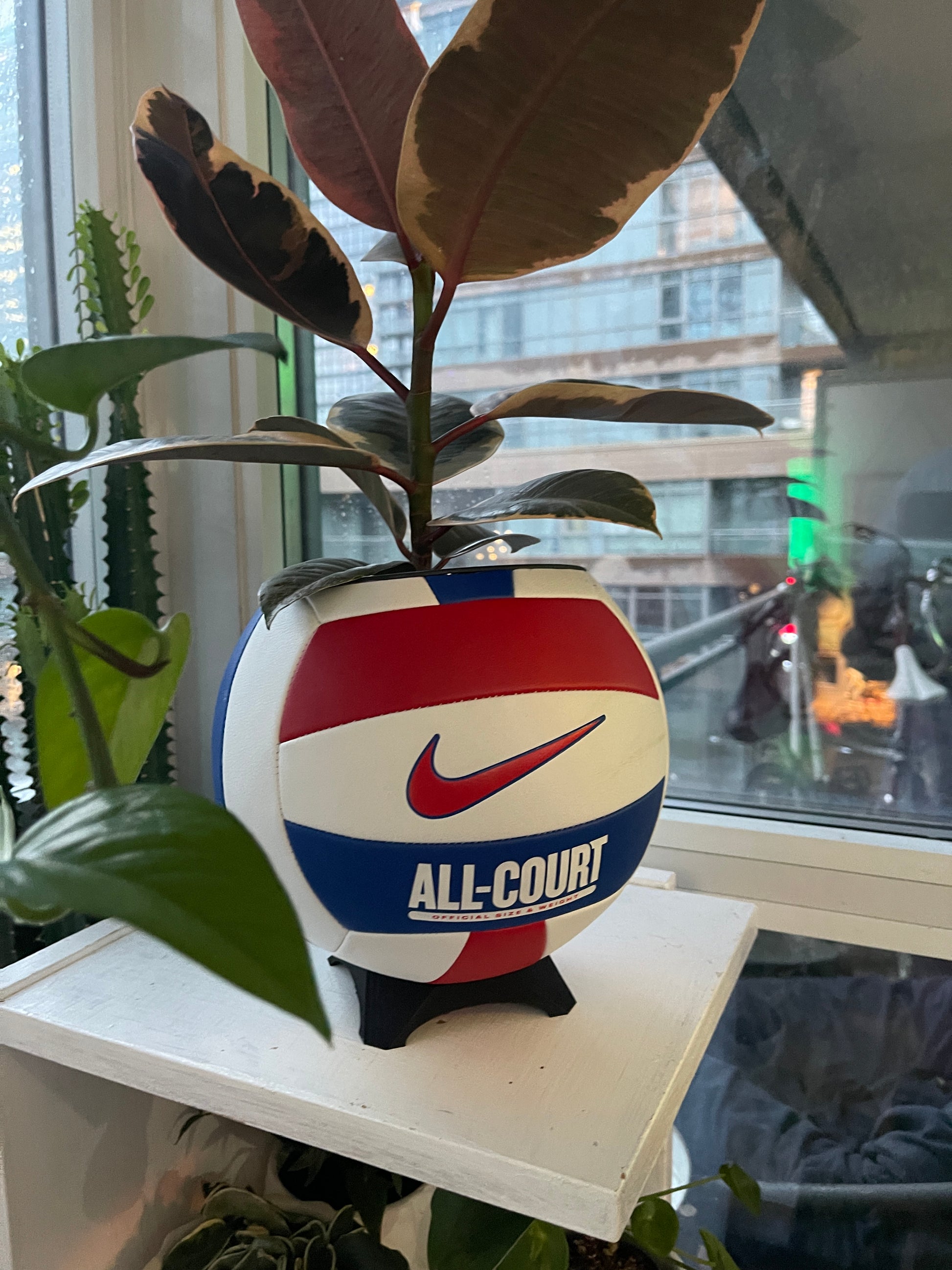 Nike Large Volleyball Planter (Red, White & Blue)