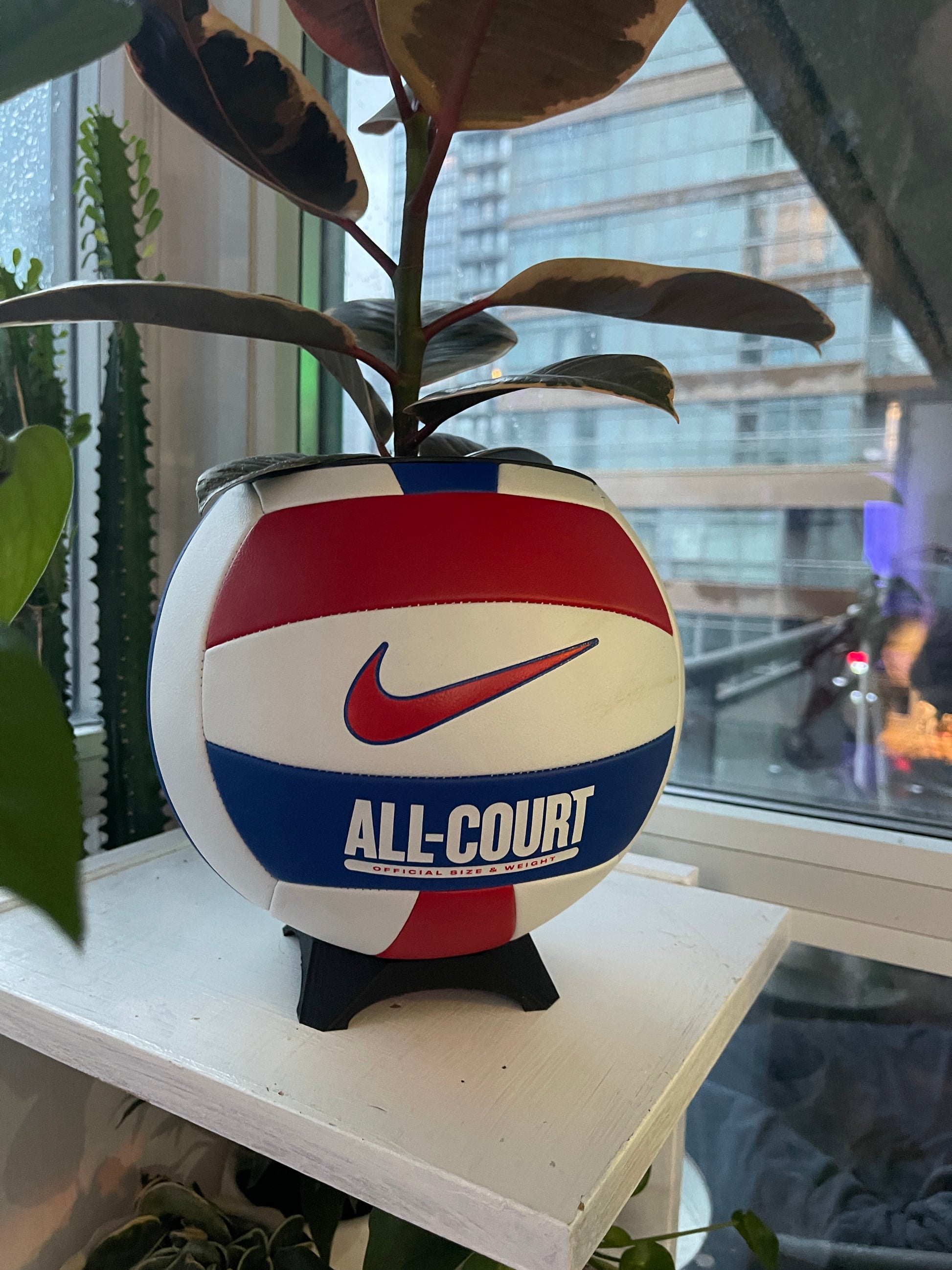 Nike Large Volleyball Planter (Red, White & Blue)