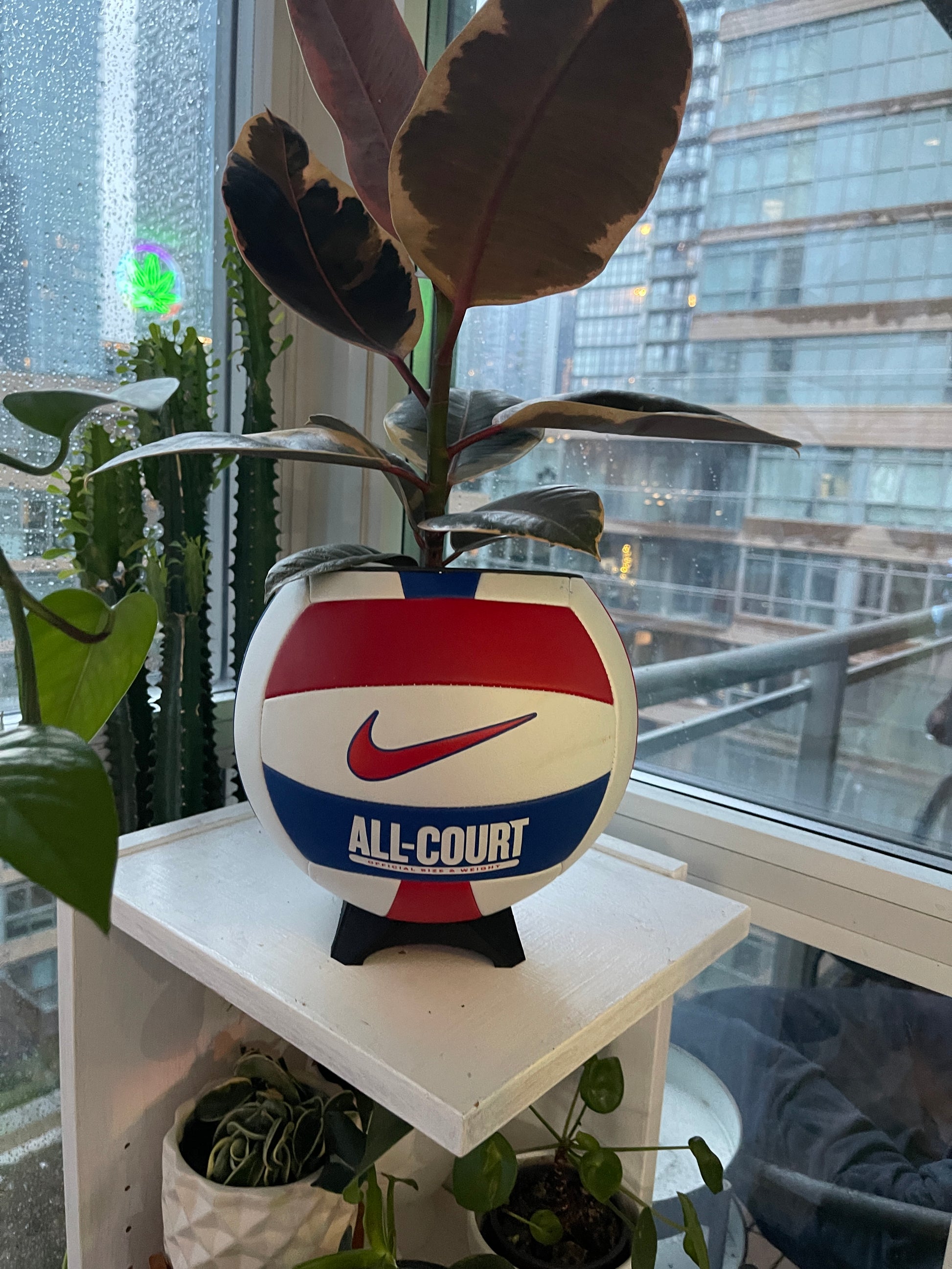 Nike Large Volleyball Planter (Red, White & Blue)